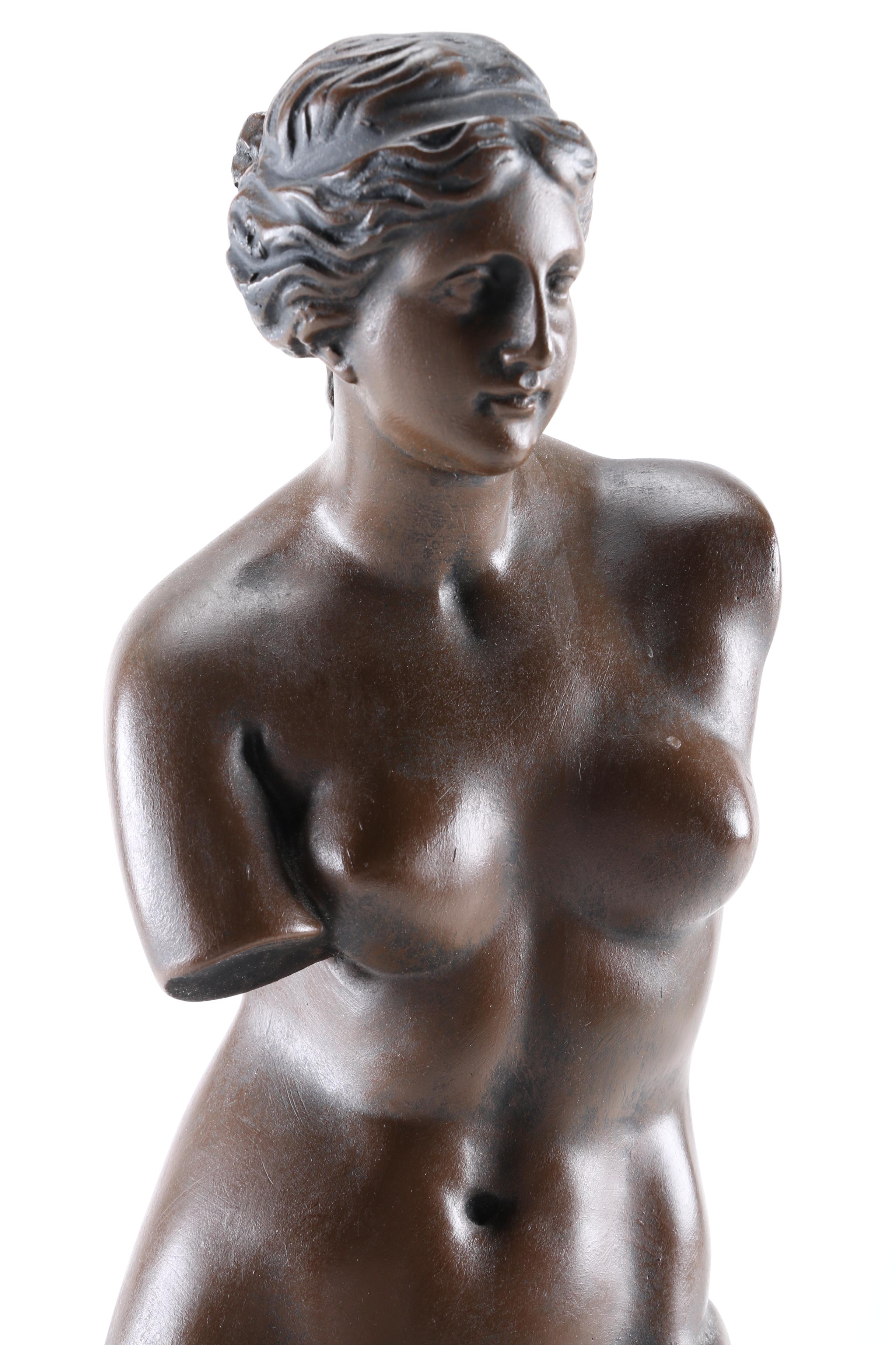 Wooden Venus de Milo Statue