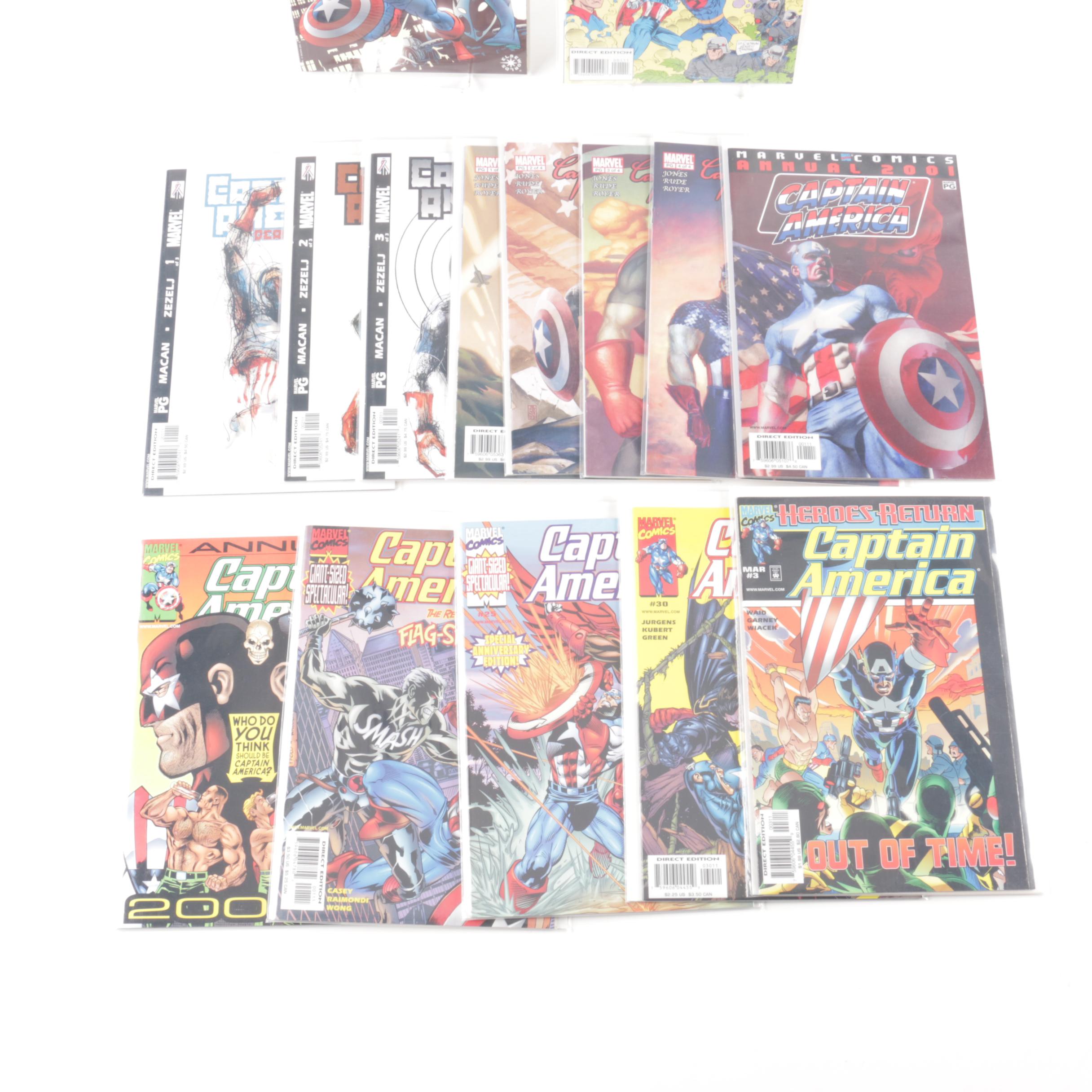Modern Age Comics "Captain America" Comics