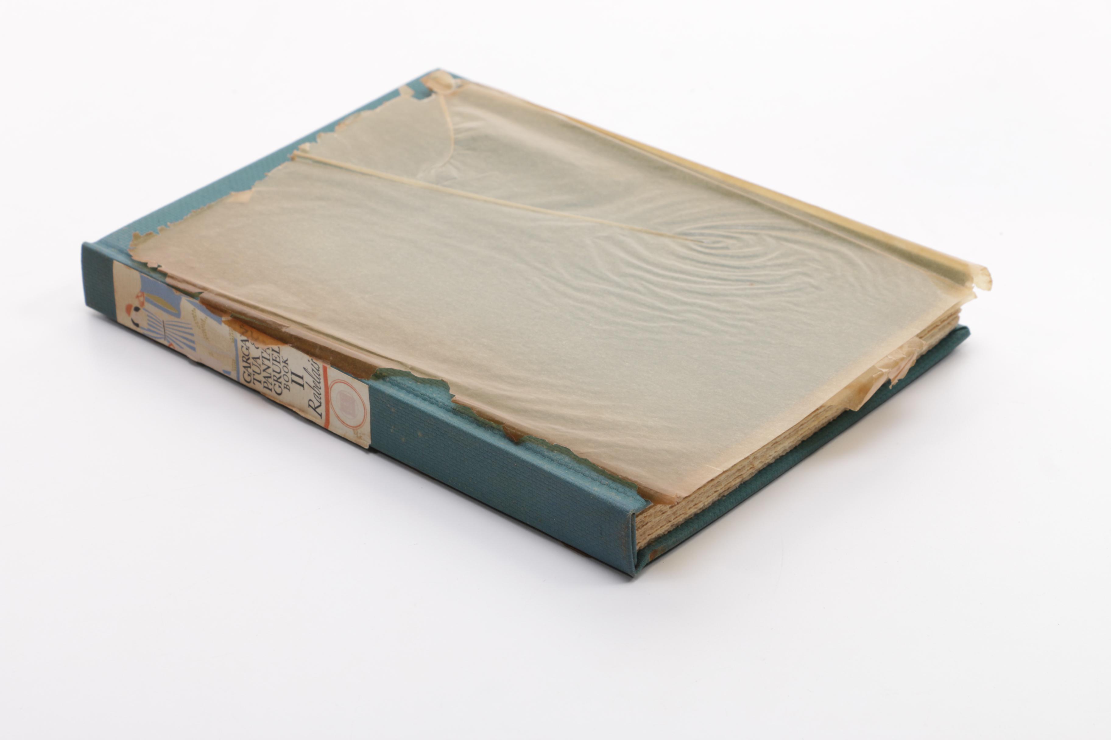 1936 François Rabelais "Gargantua & Pantagruel" Books in Translation