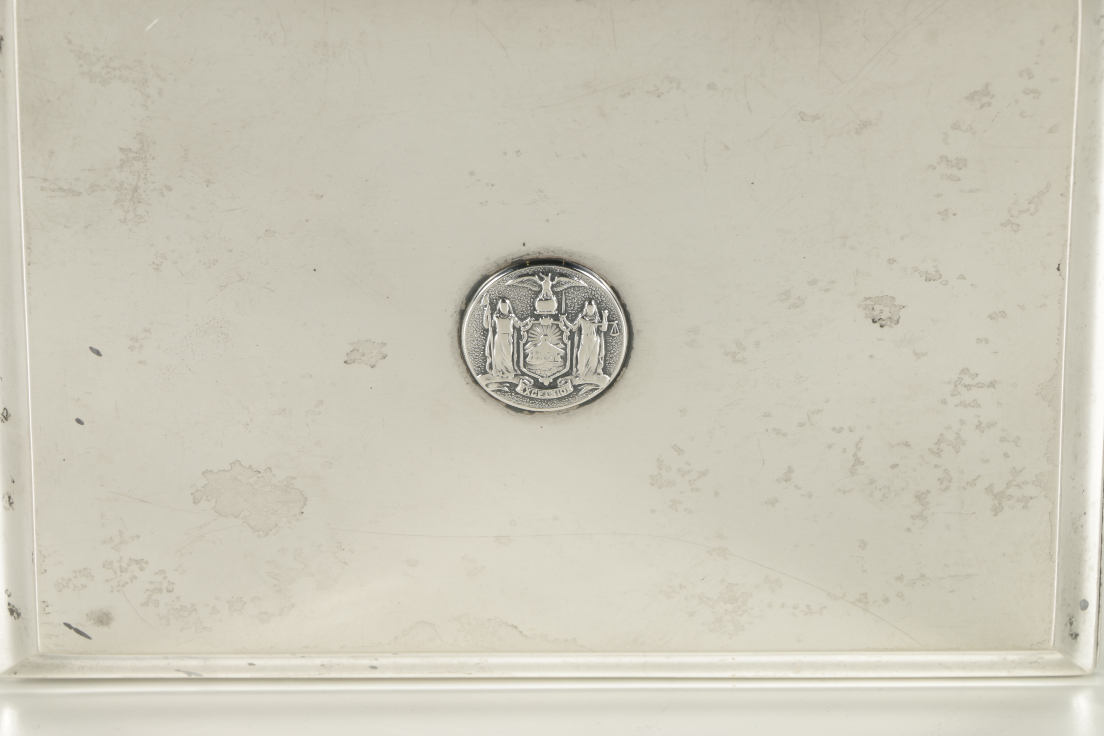 Blake-Clarke Co. Sterling Silver "Serv-a-Smok" Cigarette Box for Franklin D. Roosevelt