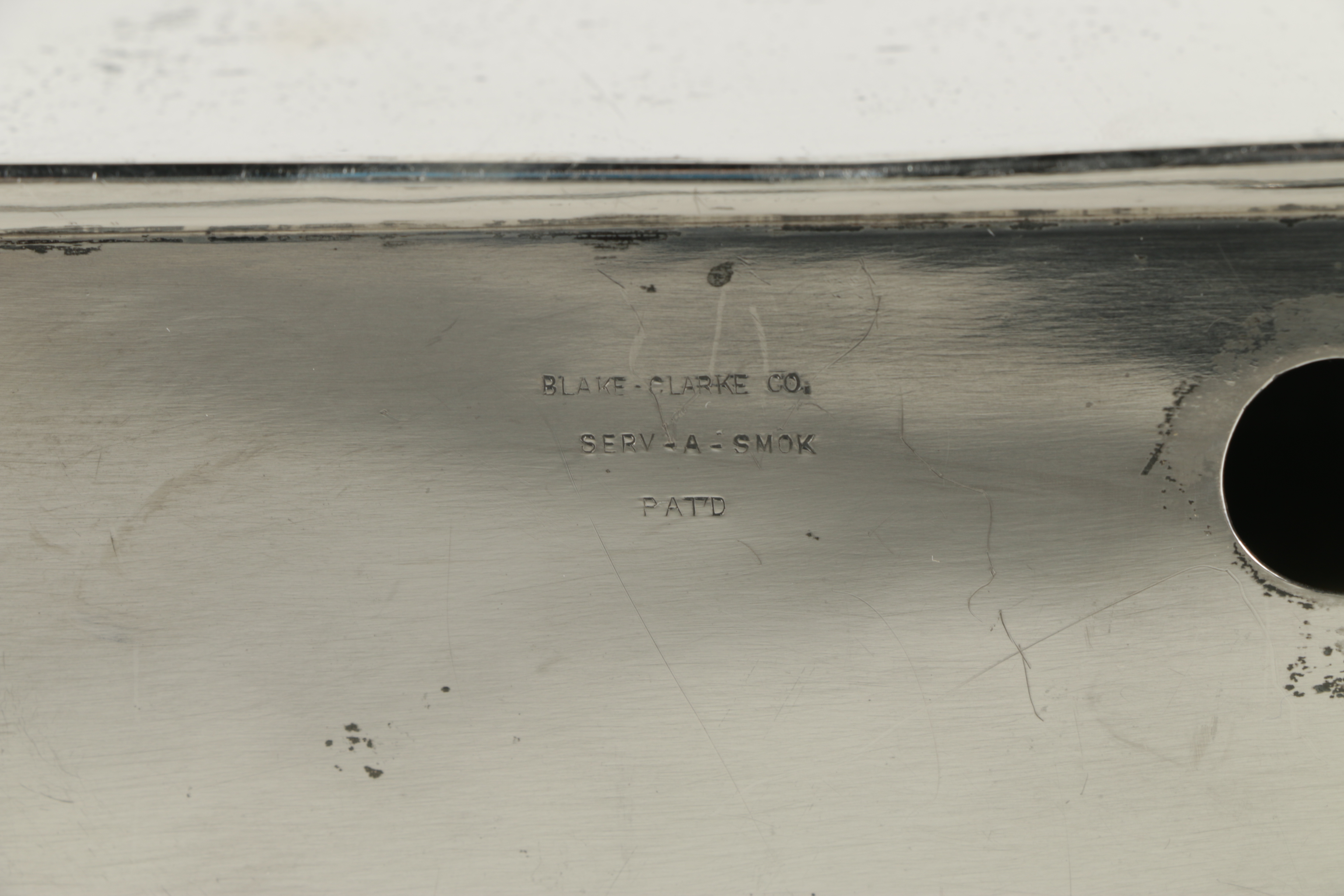 Blake-Clarke Co. Sterling Silver "Serv-a-Smok" Cigarette Box for Franklin D. Roosevelt