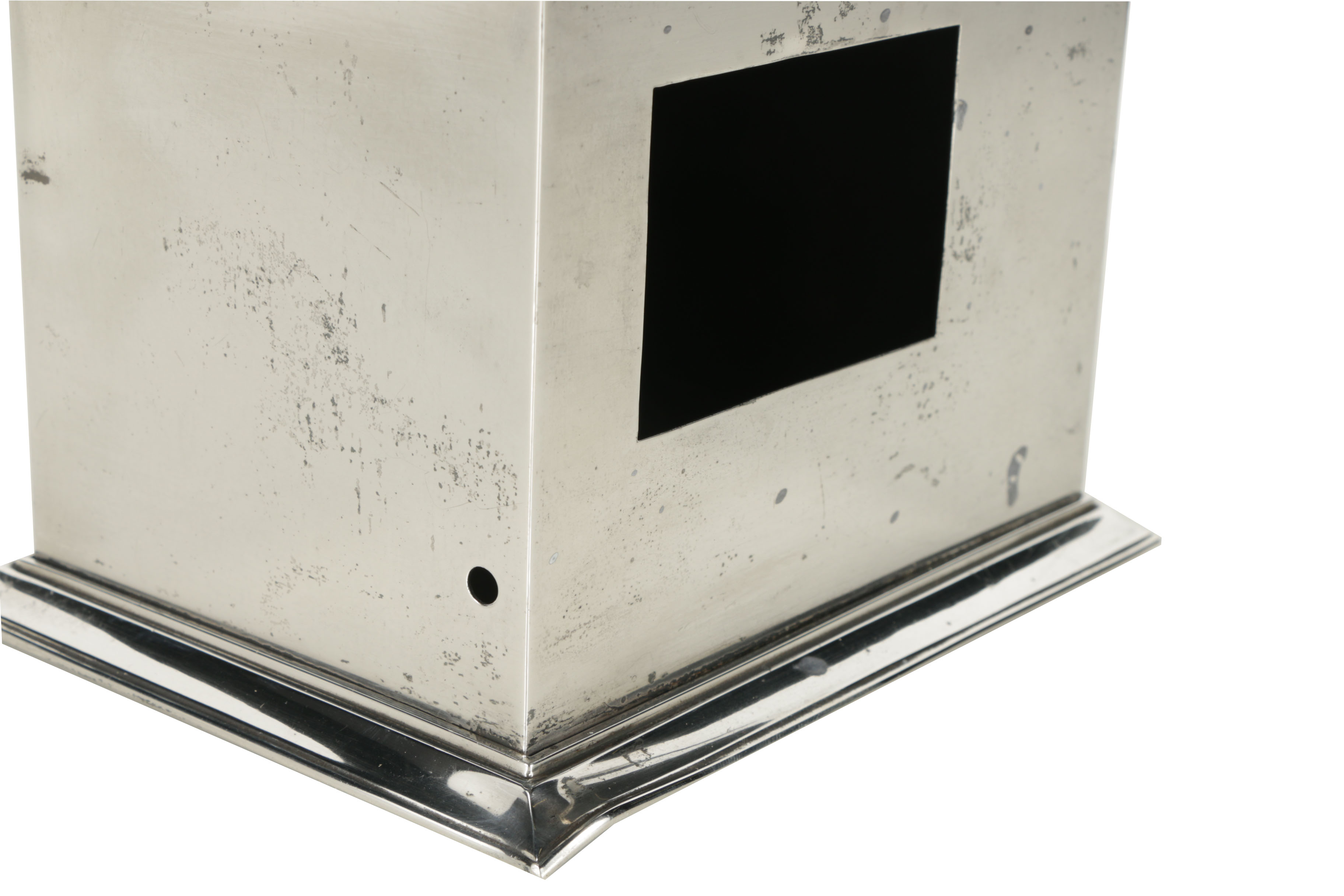 Blake-Clarke Co. Sterling Silver "Serv-a-Smok" Cigarette Box for Franklin D. Roosevelt