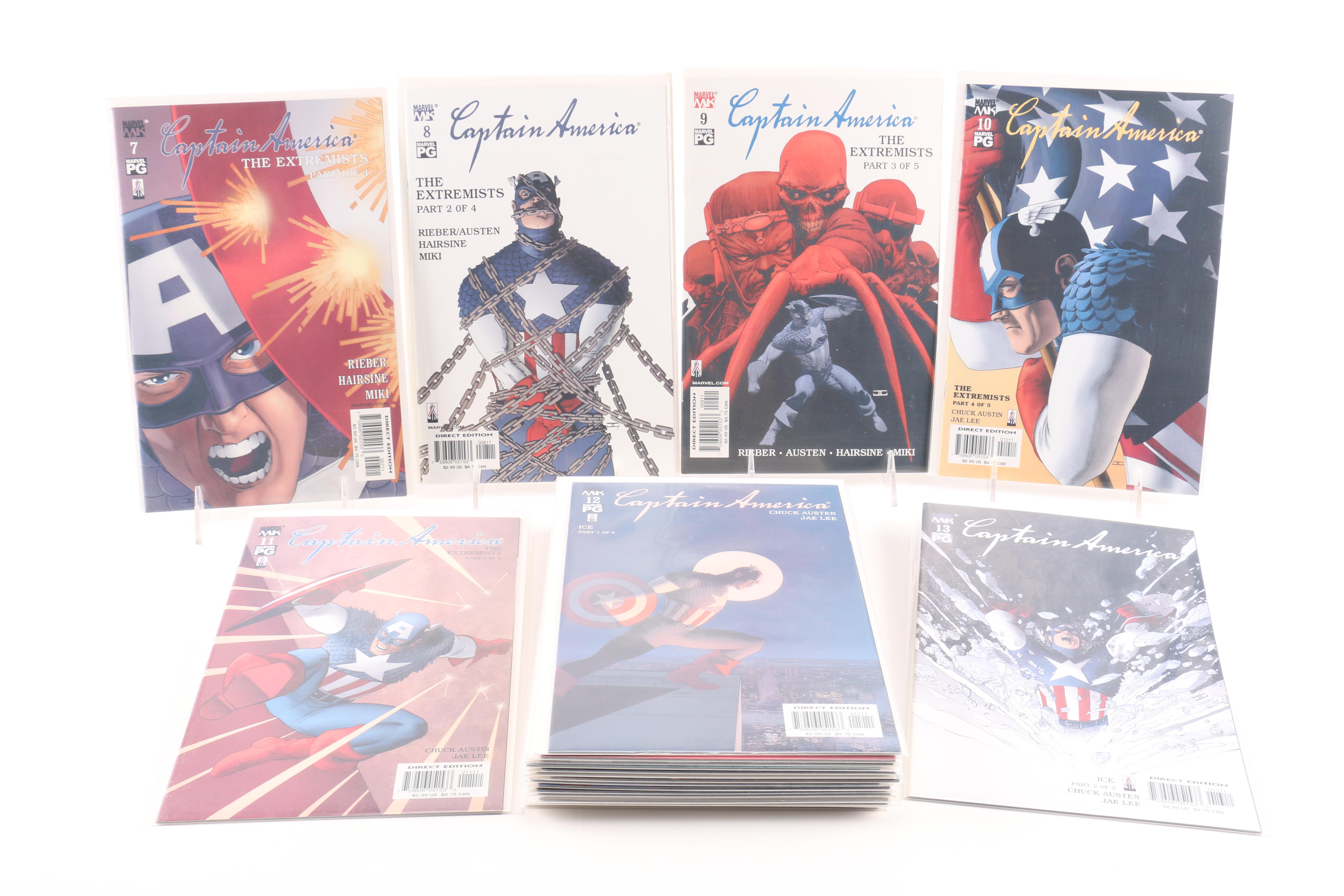 Circa 2002 Fourth Series "Captain America" Comics