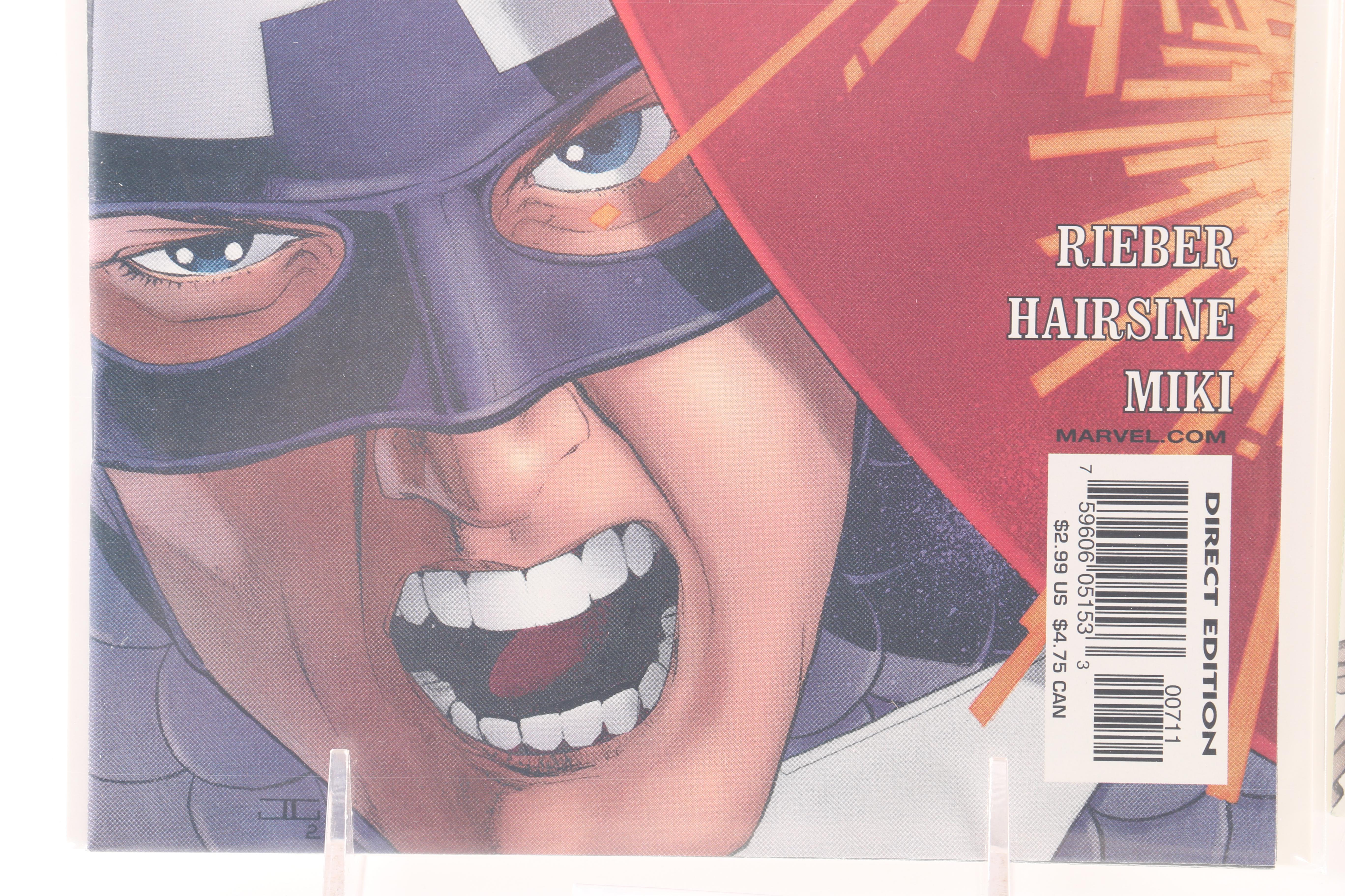 Circa 2002 Fourth Series "Captain America" Comics