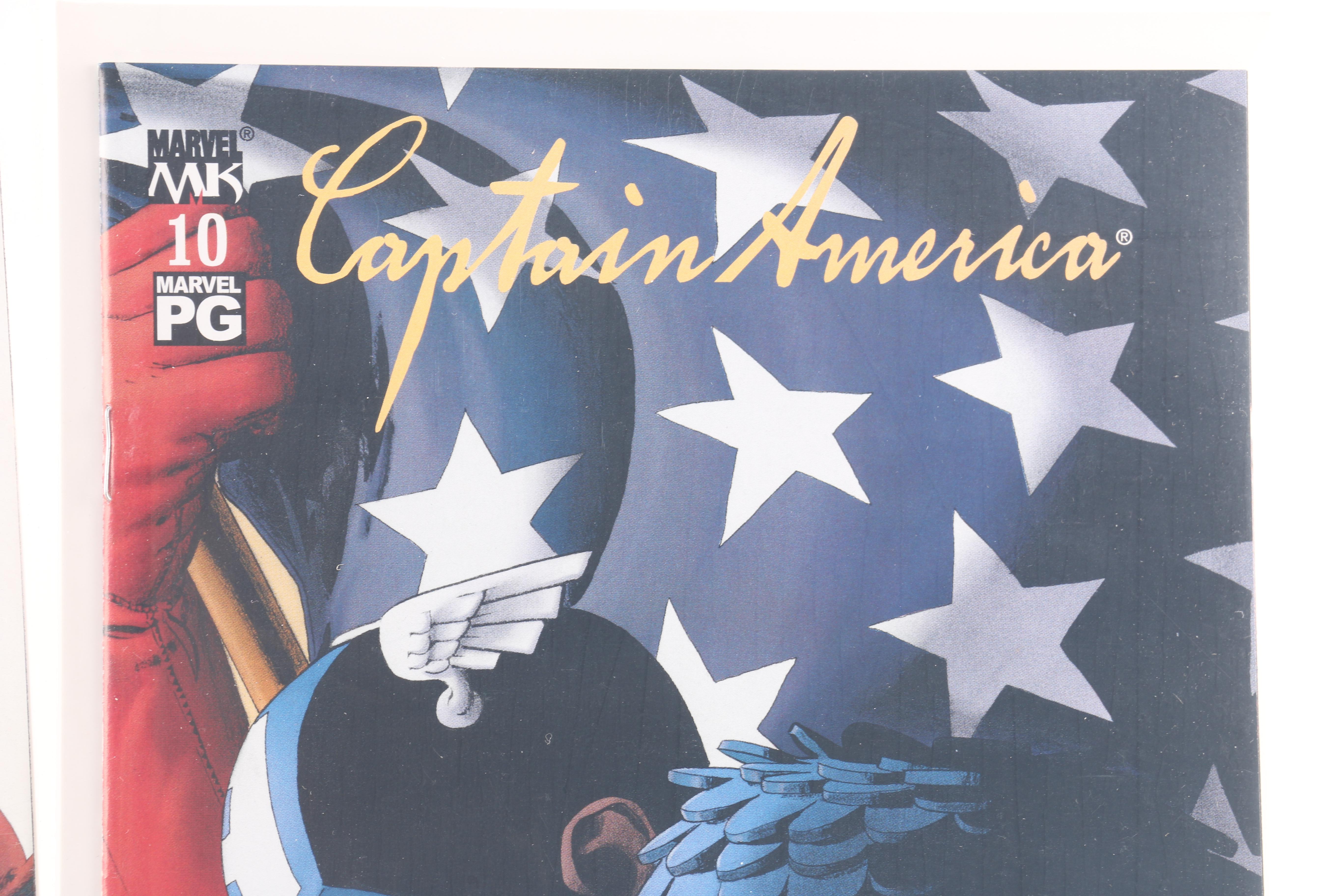 Circa 2002 Fourth Series "Captain America" Comics