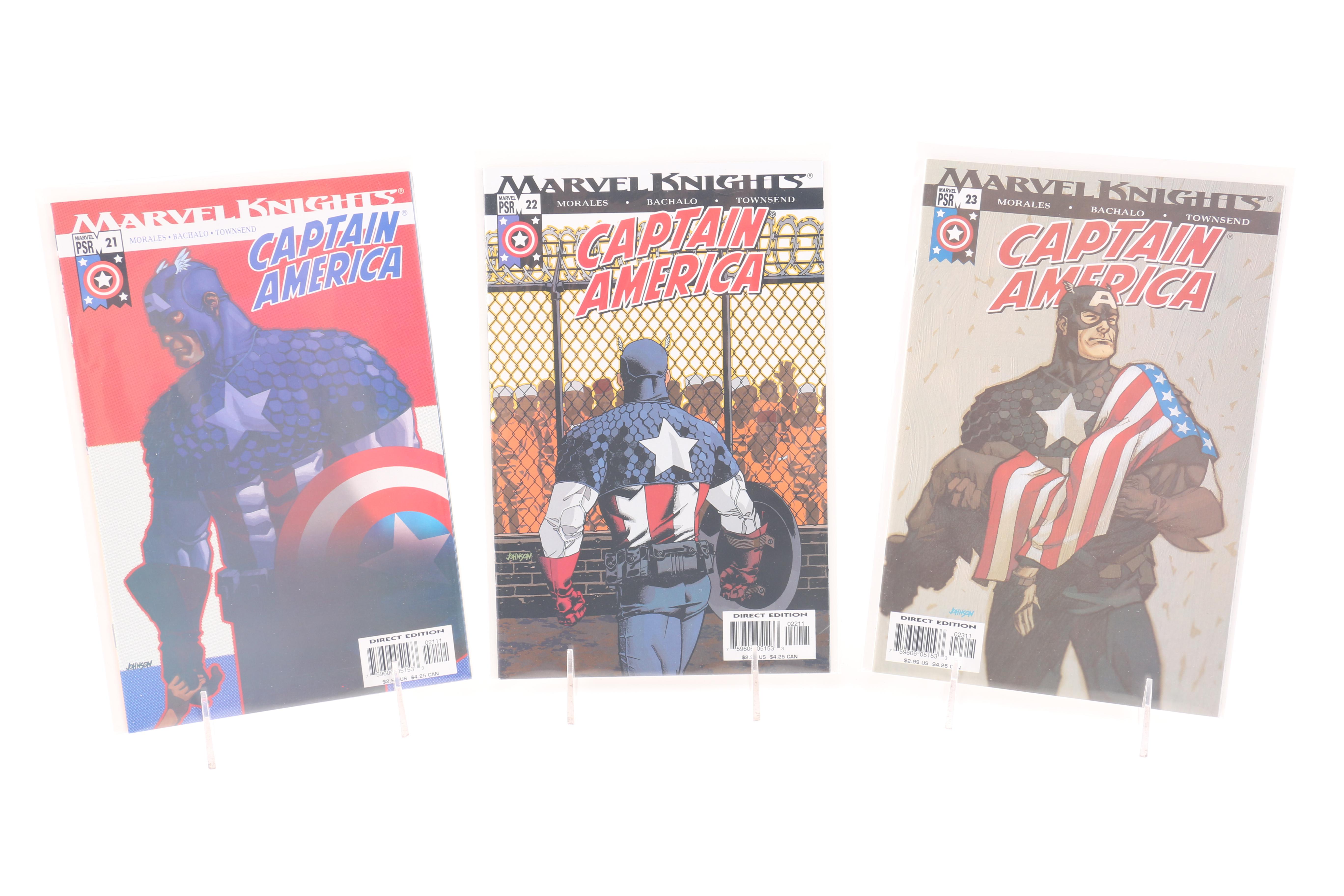 Circa 2002 Fourth Series "Captain America" Comics