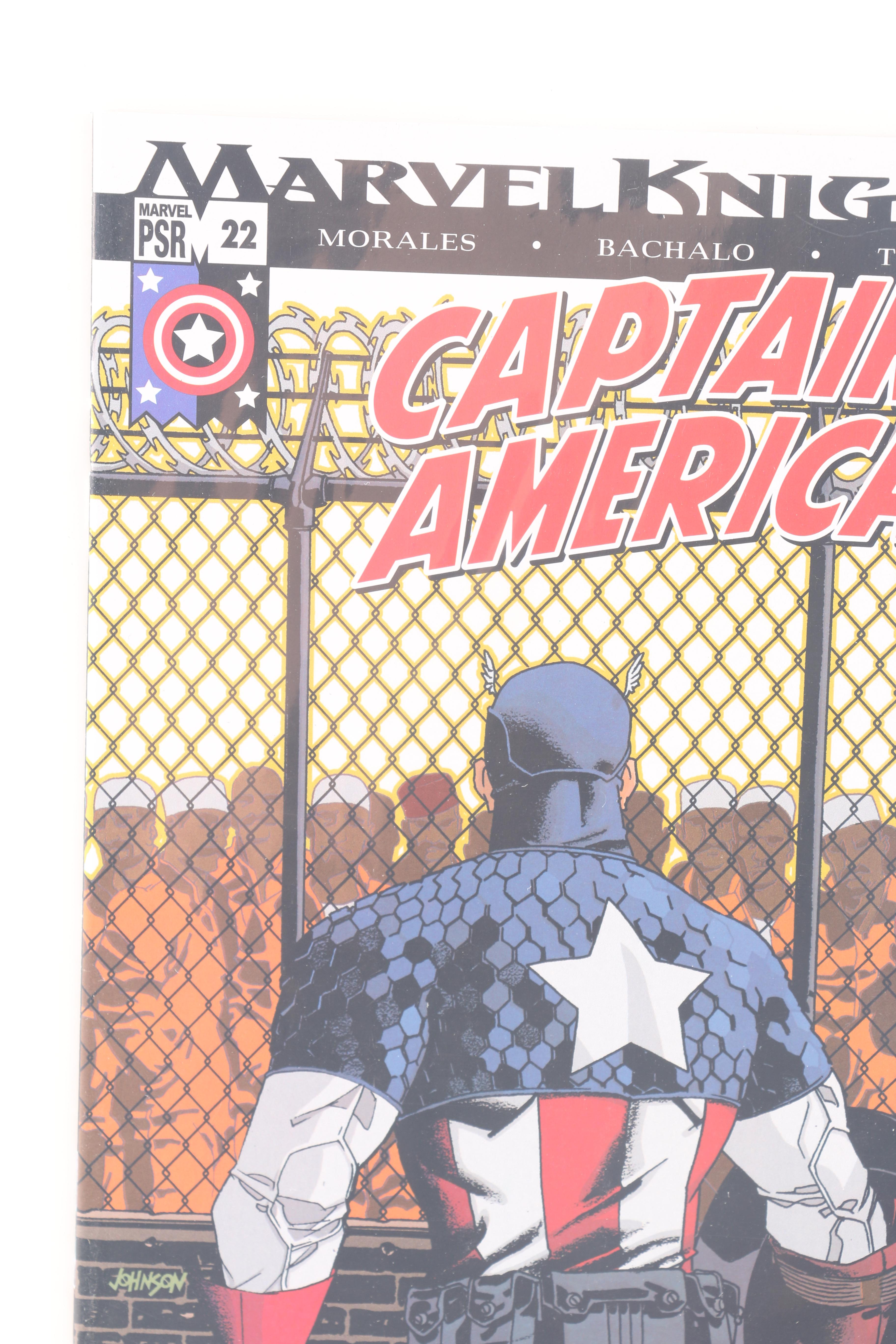 Circa 2002 Fourth Series "Captain America" Comics