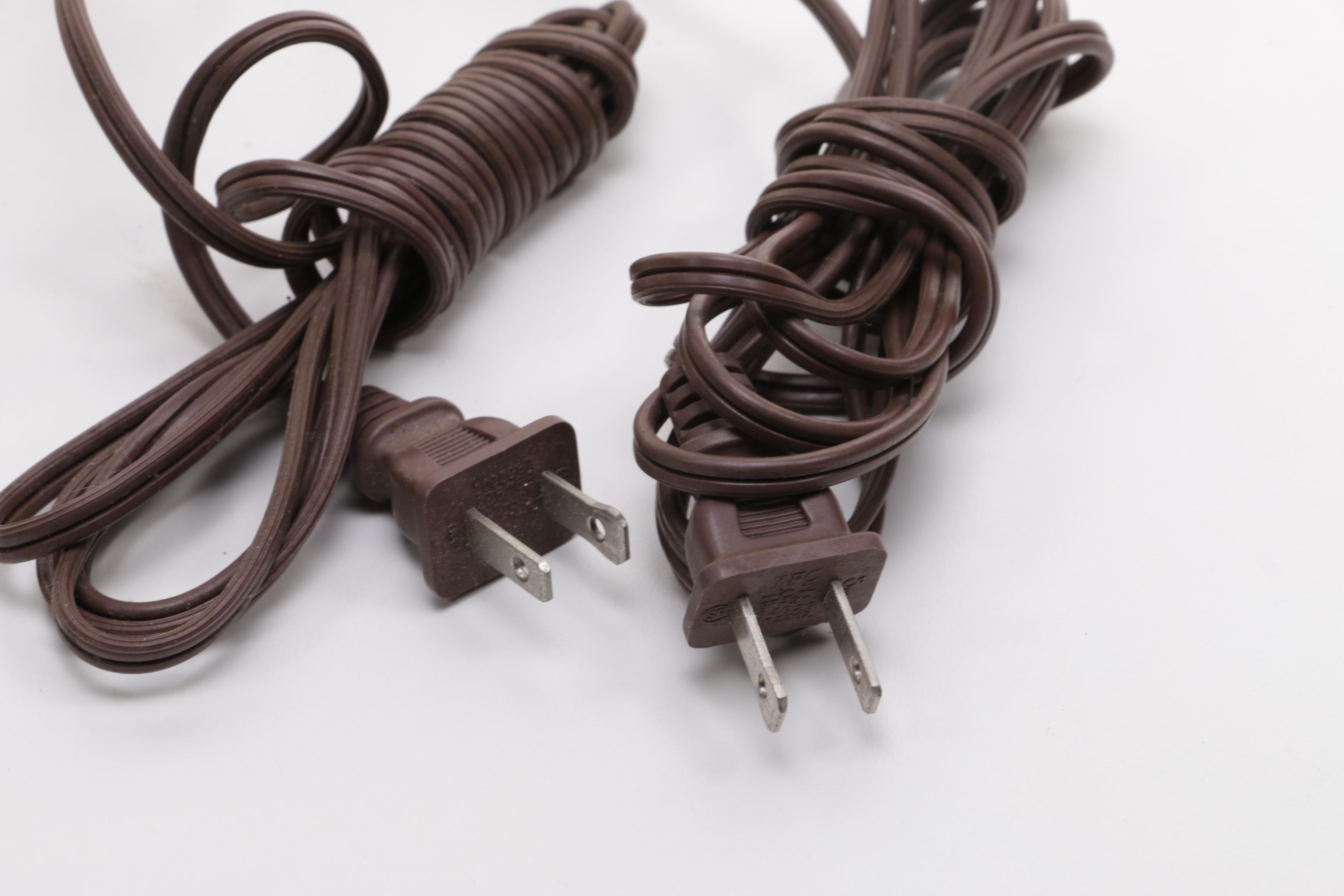 Vintage Glass Lamps Without Shades