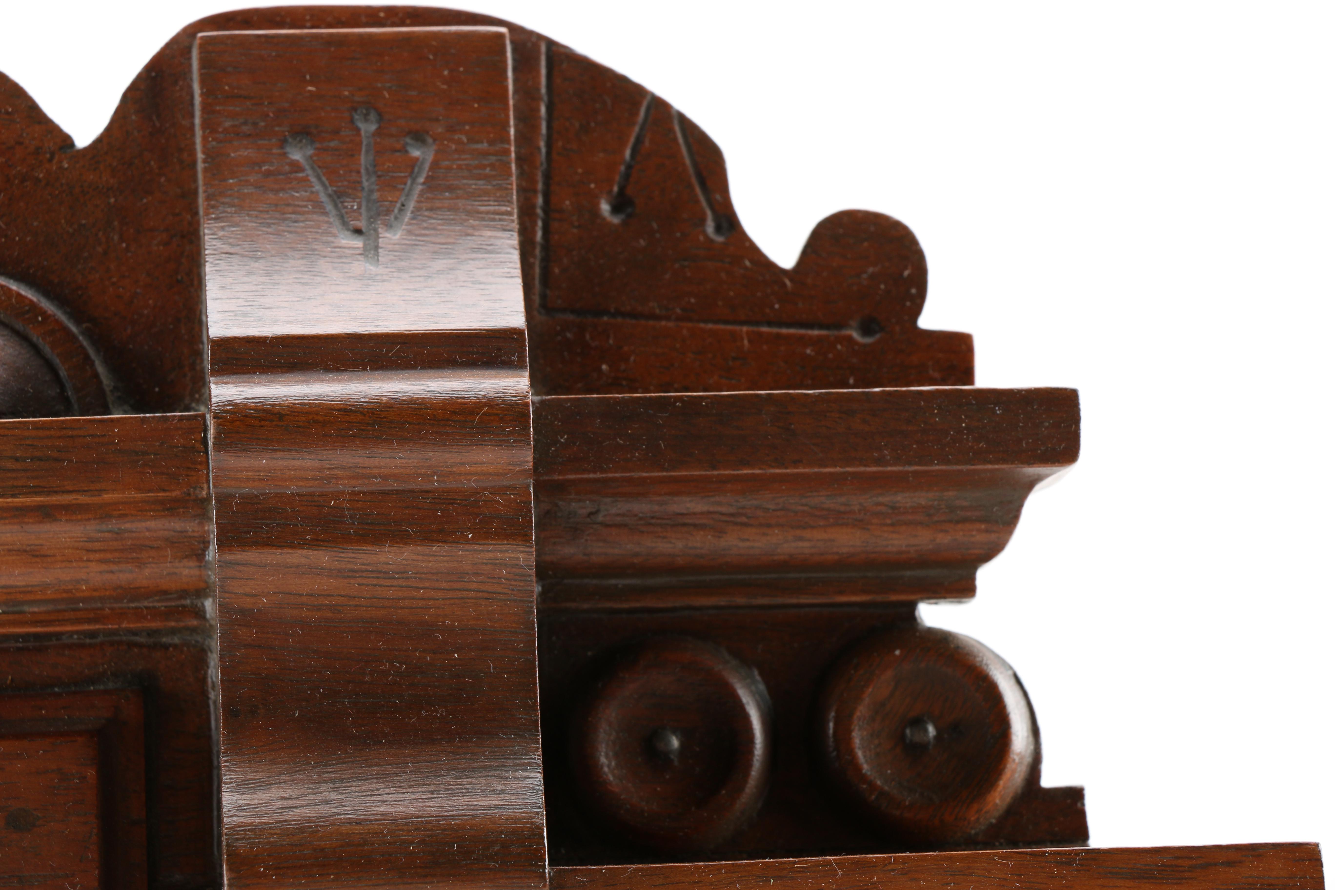 Wood and Brass Pendulum Clock