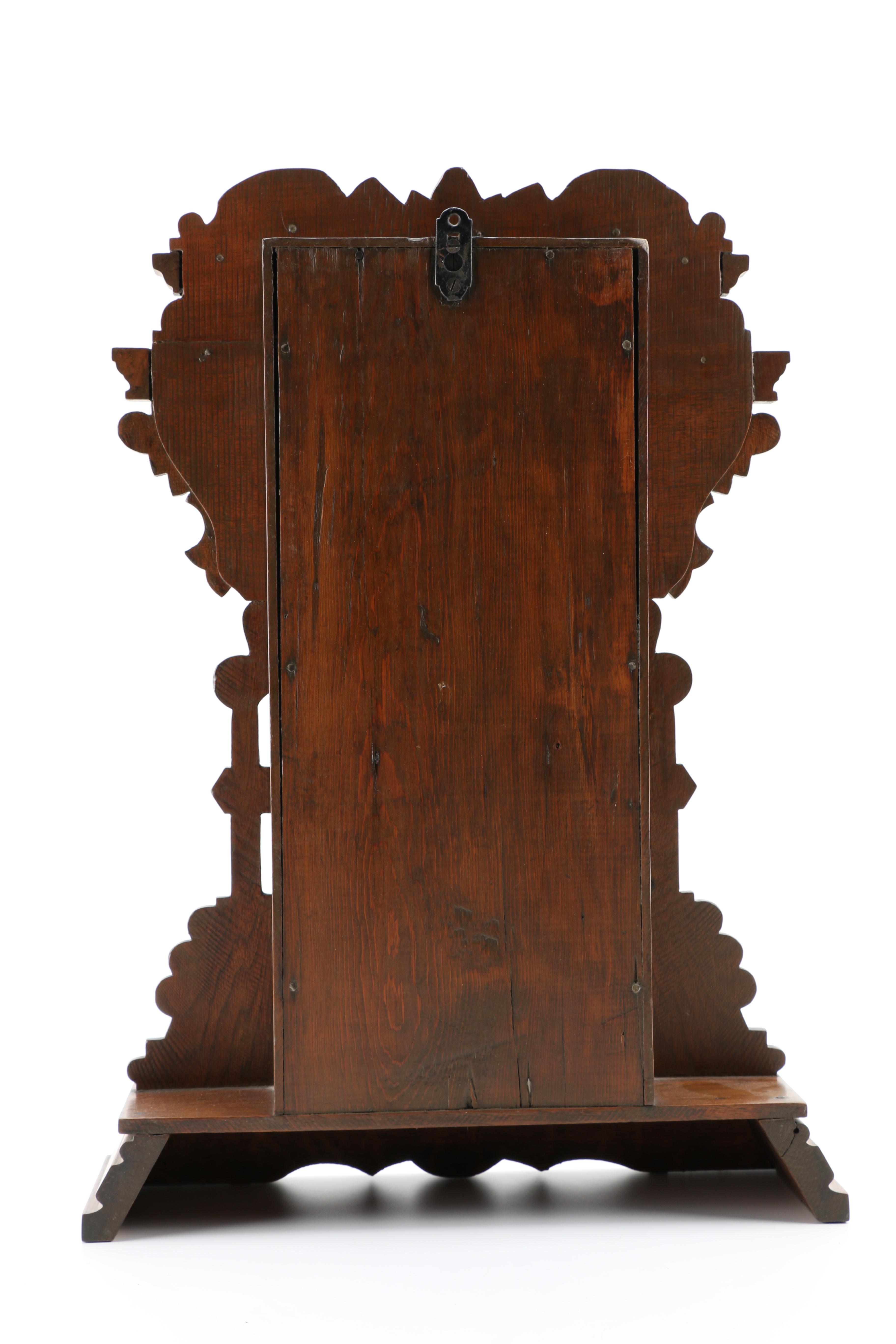 Wood and Brass Pendulum Clock