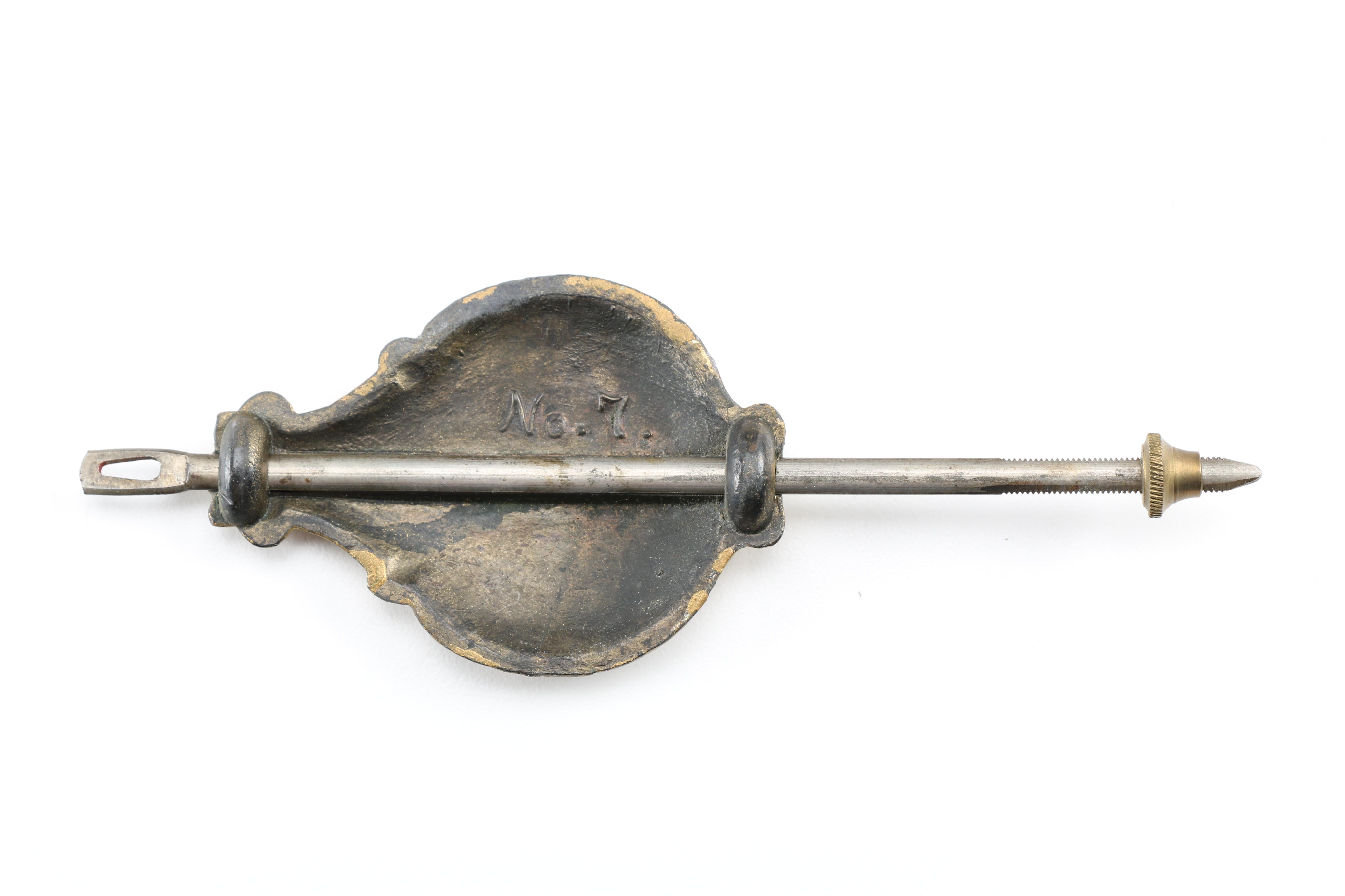 Wood and Brass Pendulum Clock