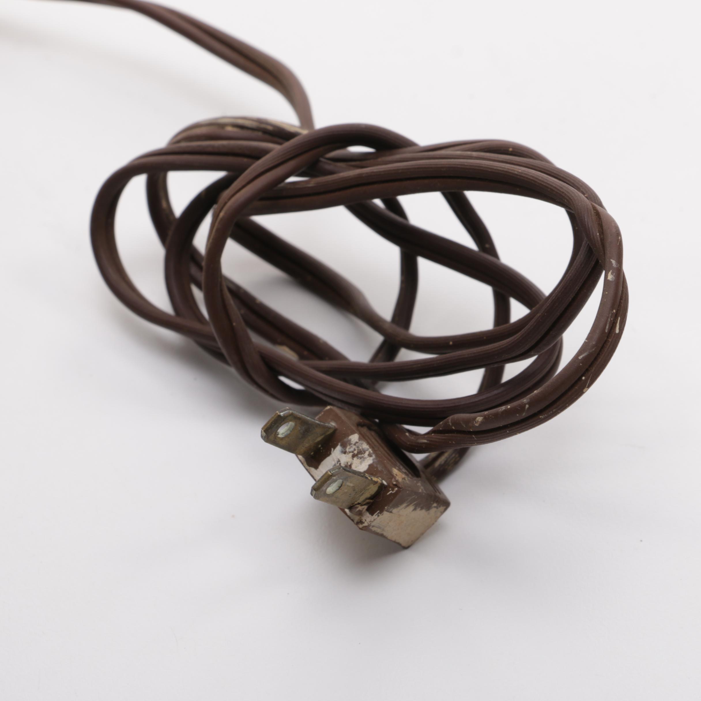 Glass and Ceramic Table Lamp