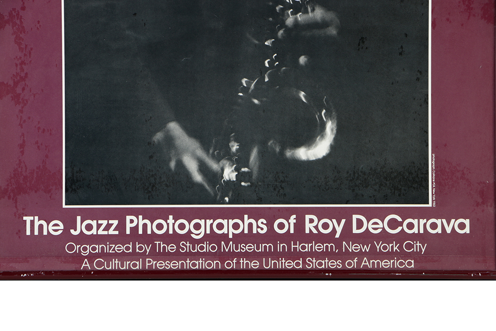 Halftone Exhibition Poster for Ray DeCarava Photographs