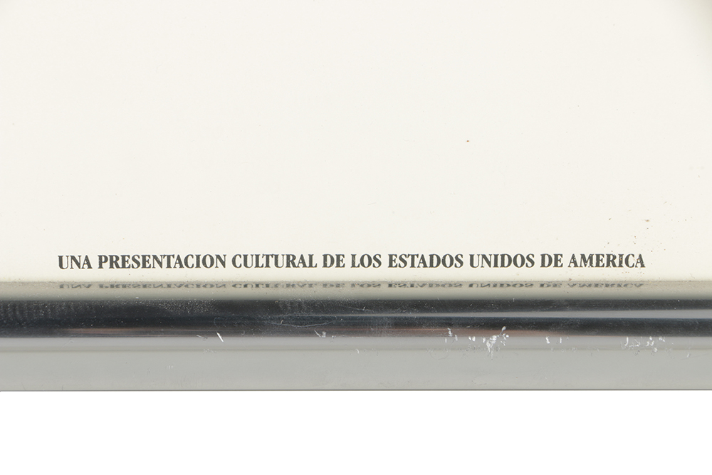 Spanish Offset Lithograph Exhibition Poster of American Folk Art