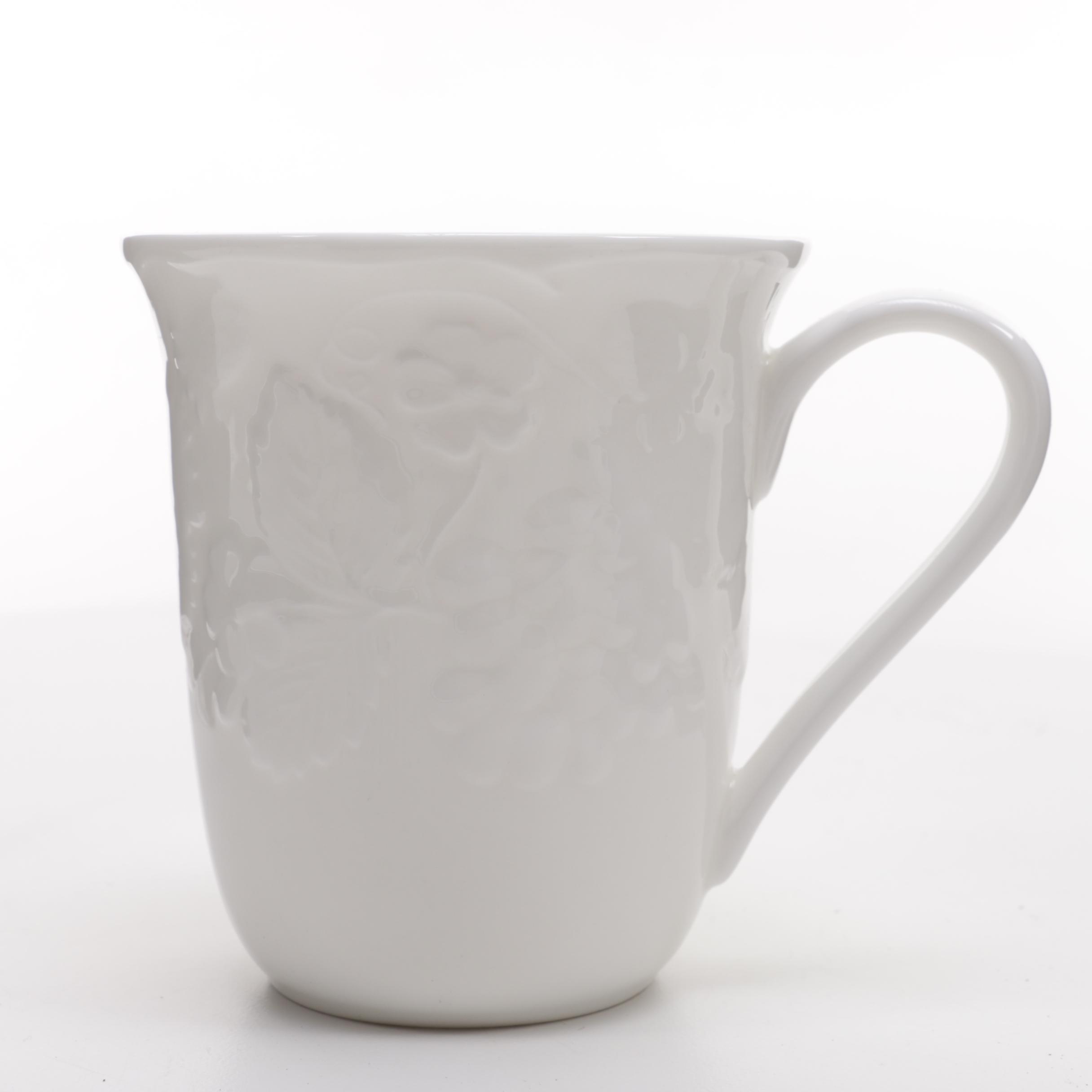 Wedgwood "Strawberry and Vine" Bone China Mugs