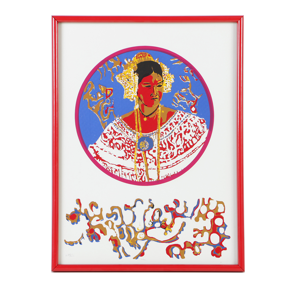 Limited Edition Serigraph on Paper "Pollera"