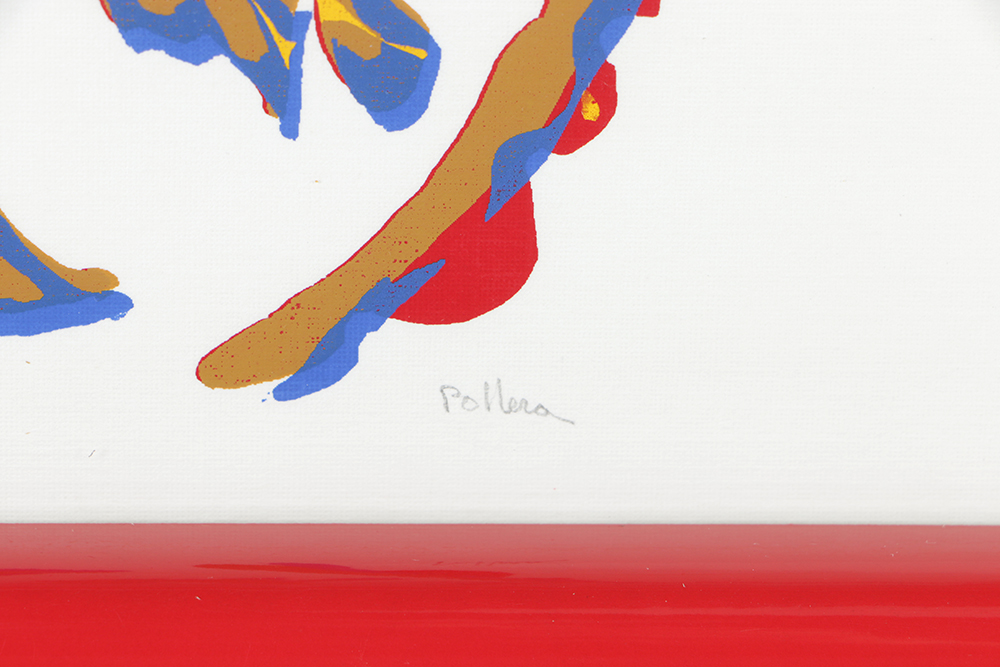 Limited Edition Serigraph on Paper "Pollera"