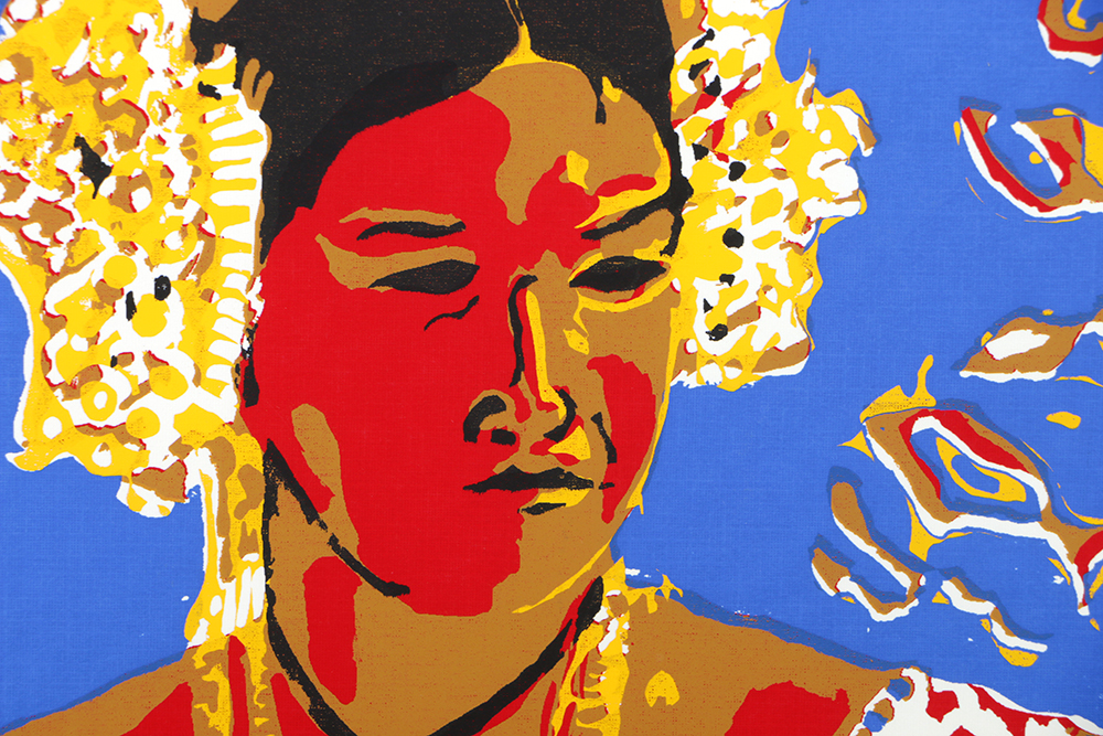 Limited Edition Serigraph on Paper "Pollera"