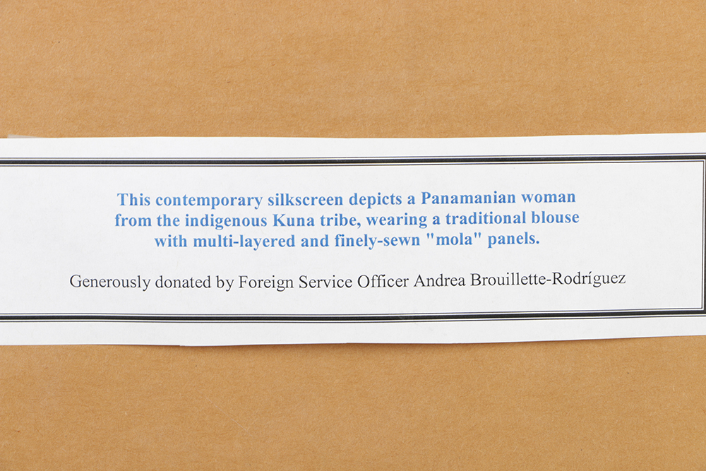 Limited Edition Serigraph on Paper "Pollera"