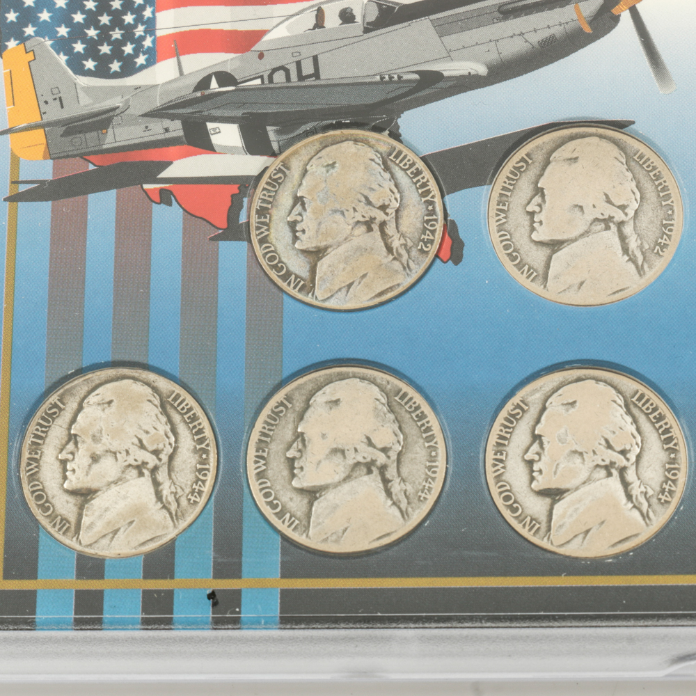 Two Sets of World War II Era U.S. Coins