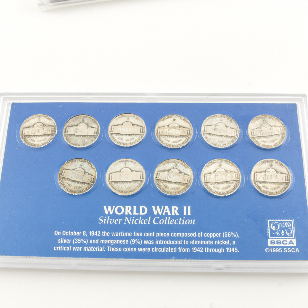 Two Sets of World War II Era U.S. Coins