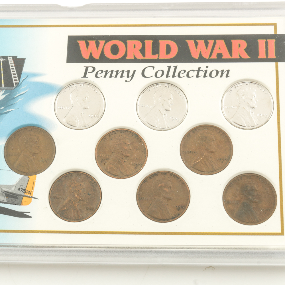 Two Sets of World War II Era U.S. Coins