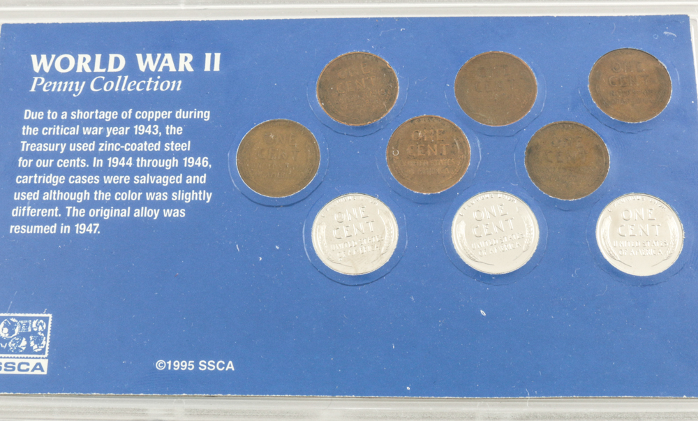 Two Sets of World War II Era U.S. Coins