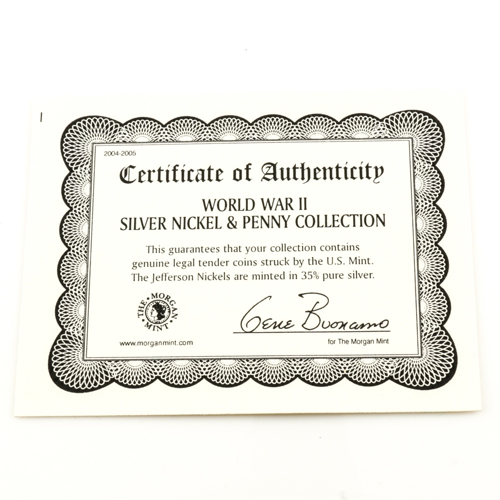 Two Sets of World War II Era U.S. Coins