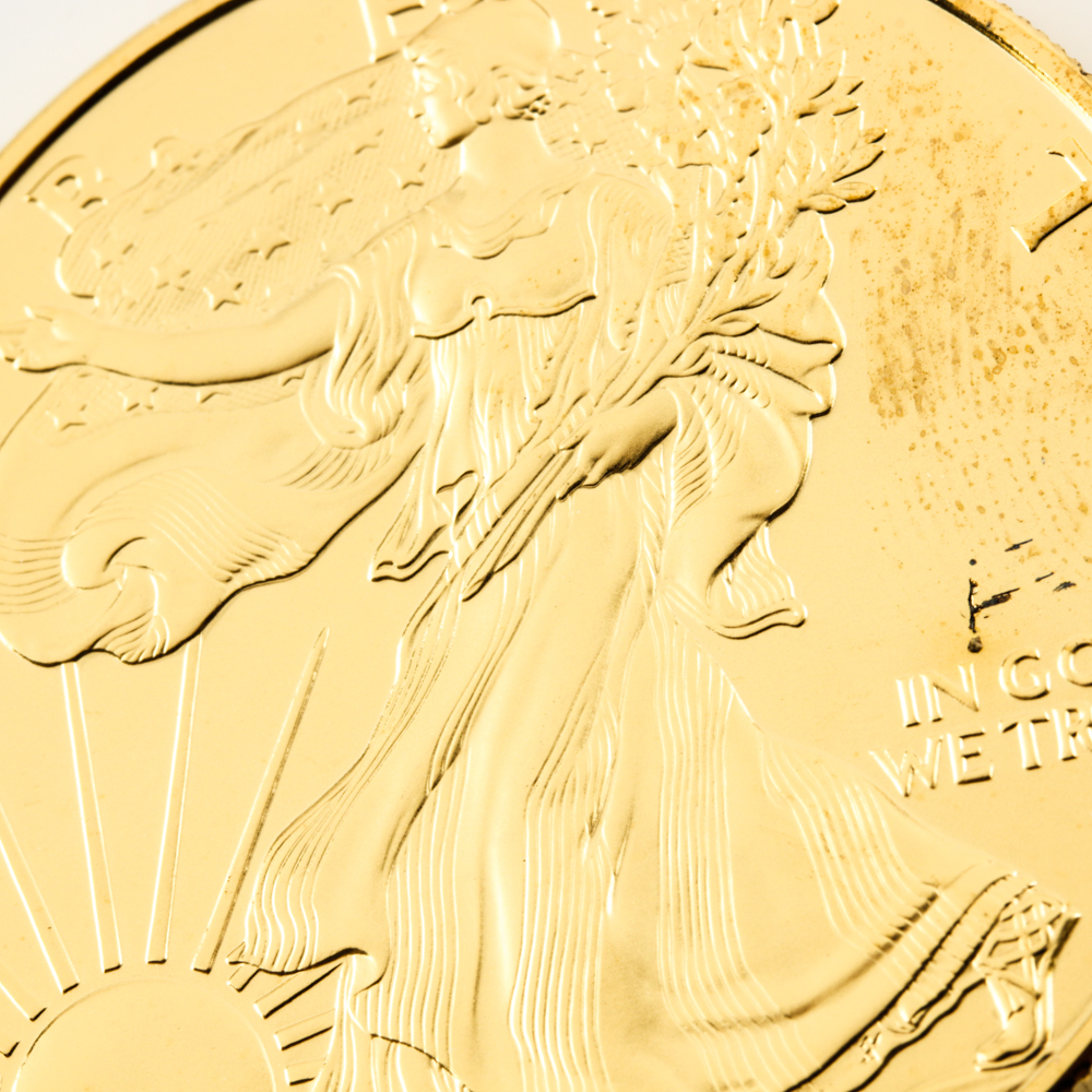 Gold-Plated 2003 Walking Liberty Silver Eagle