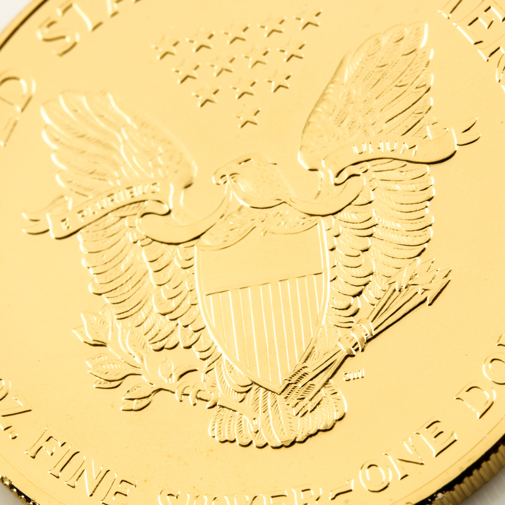 Gold-Plated 2003 Walking Liberty Silver Eagle