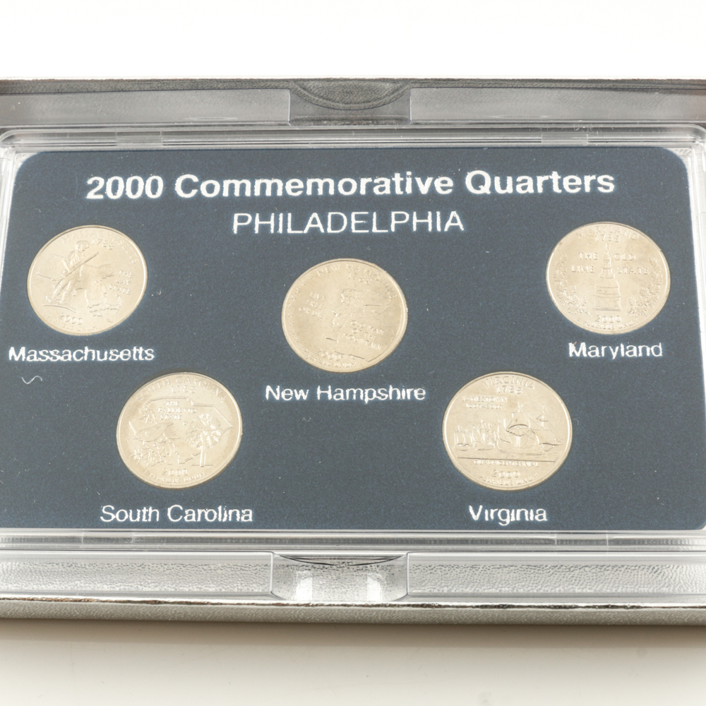 Three Sets of 2000 U.S. Statehood Quarters