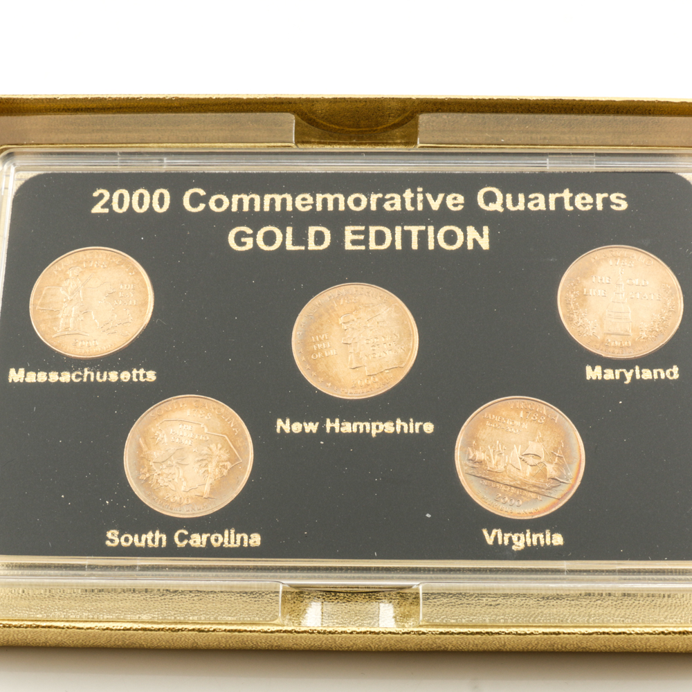 Three Sets of 2000 U.S. Statehood Quarters