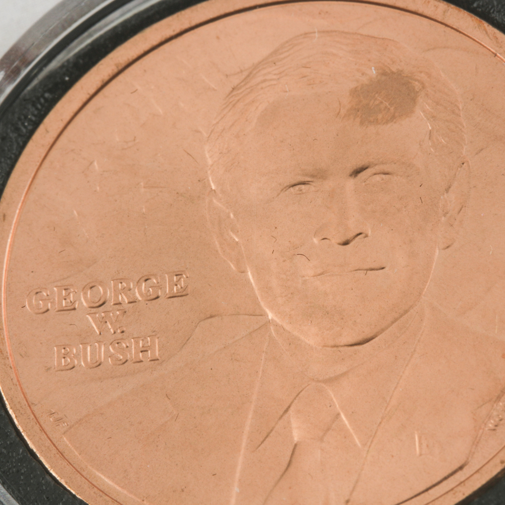 George W. Bush 2005 Inauguration Commemorative Cover and Commemorative Medal