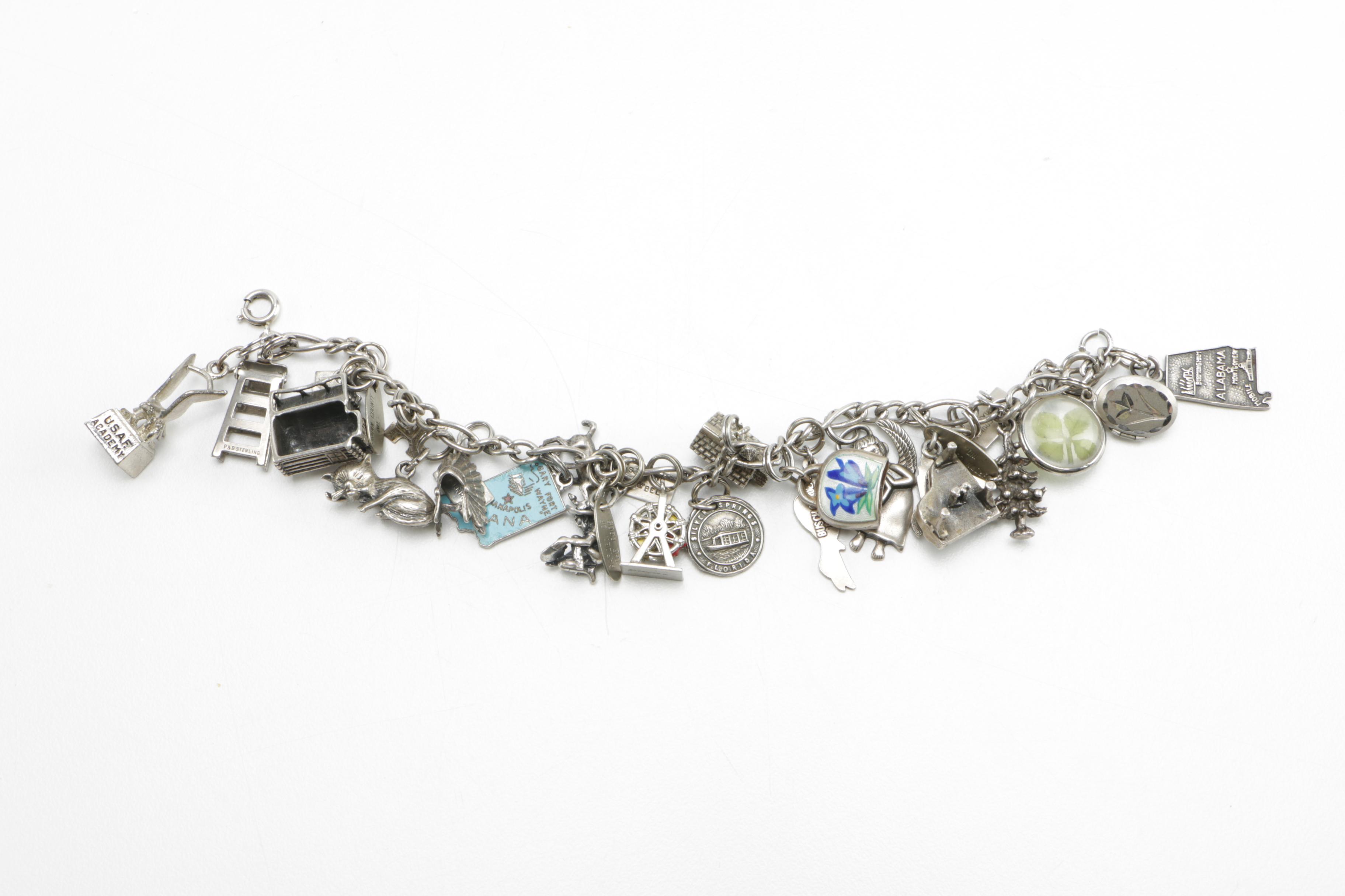 Sterling Charm Bracelets