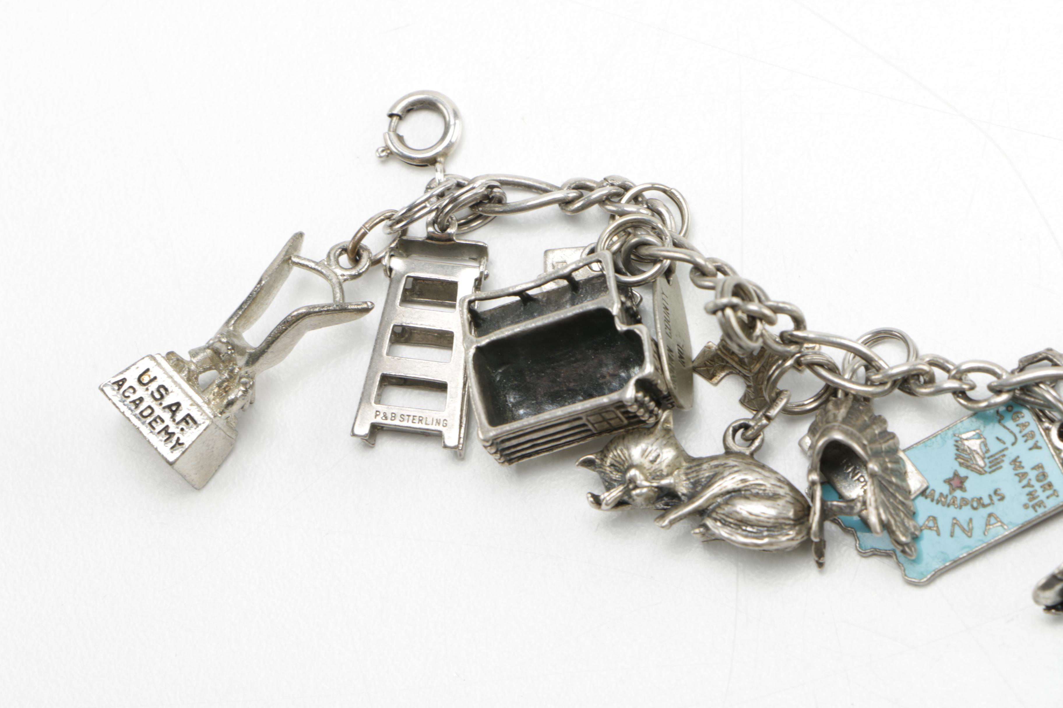 Sterling Charm Bracelets