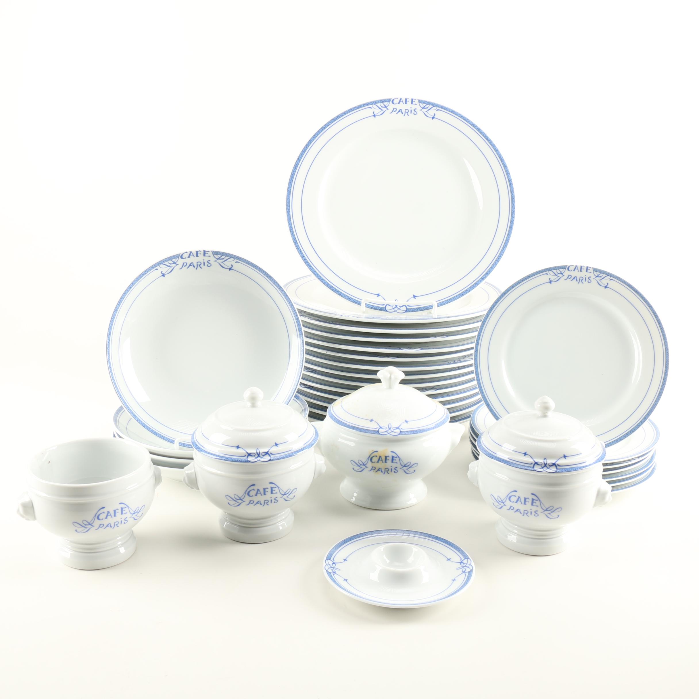 Les Residences des Bernadaud Paris "Cafe Paris" Tableware