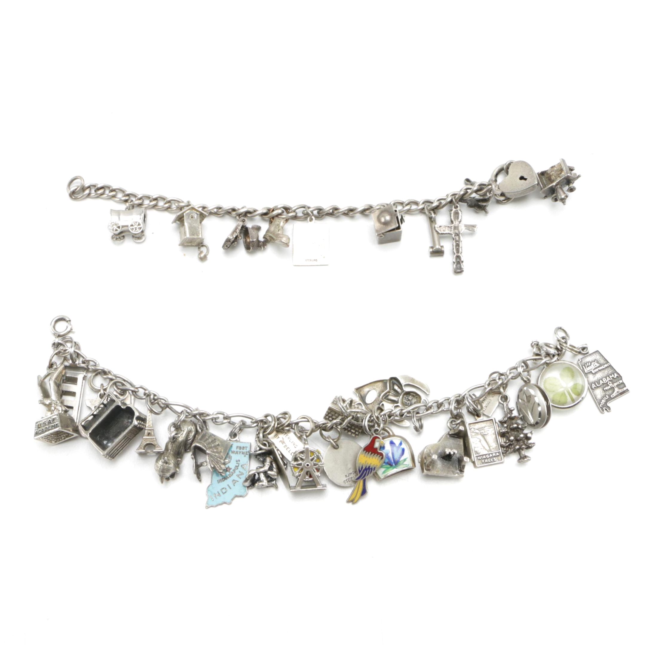 Sterling Charm Bracelets