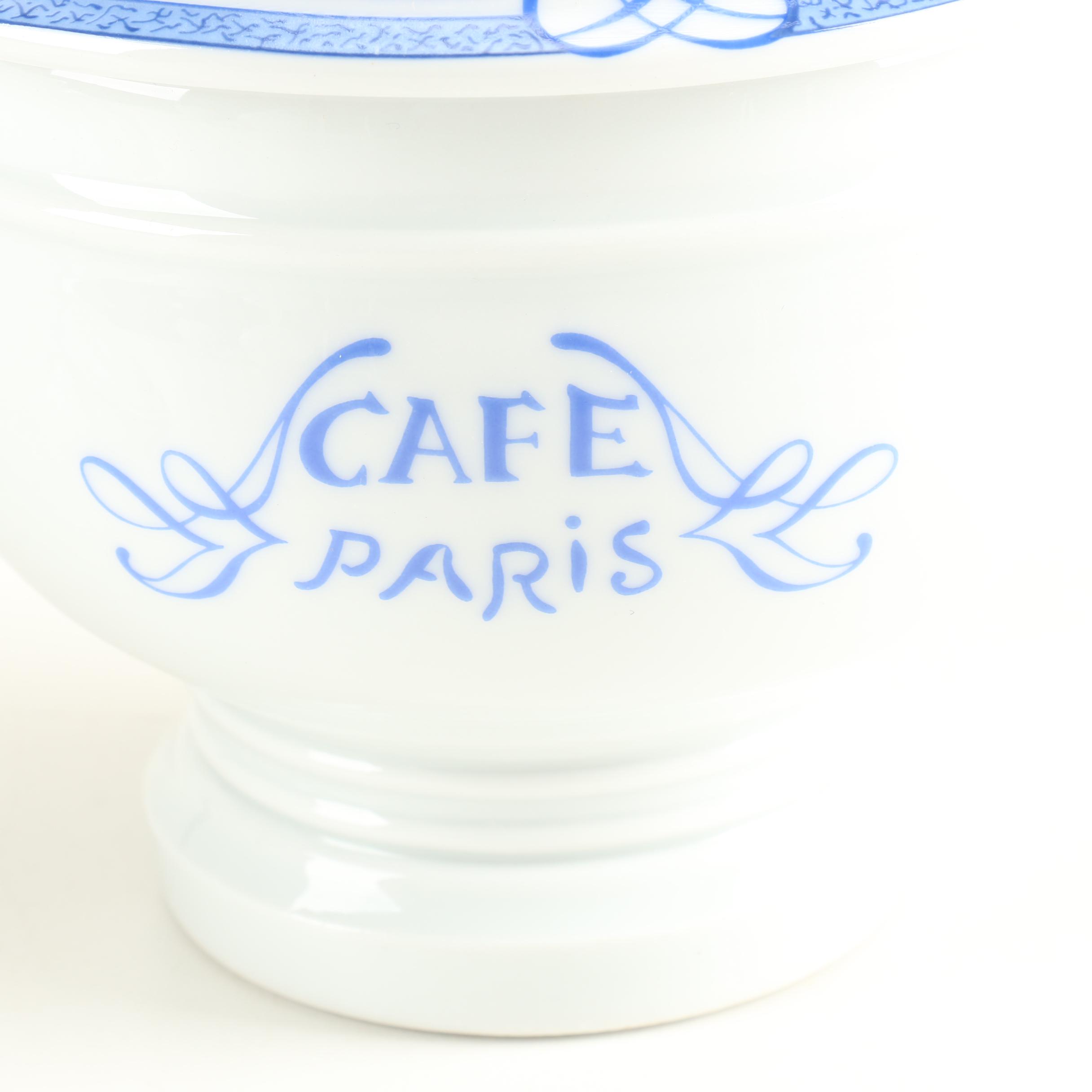 Les Residences des Bernadaud Paris "Cafe Paris" Tableware