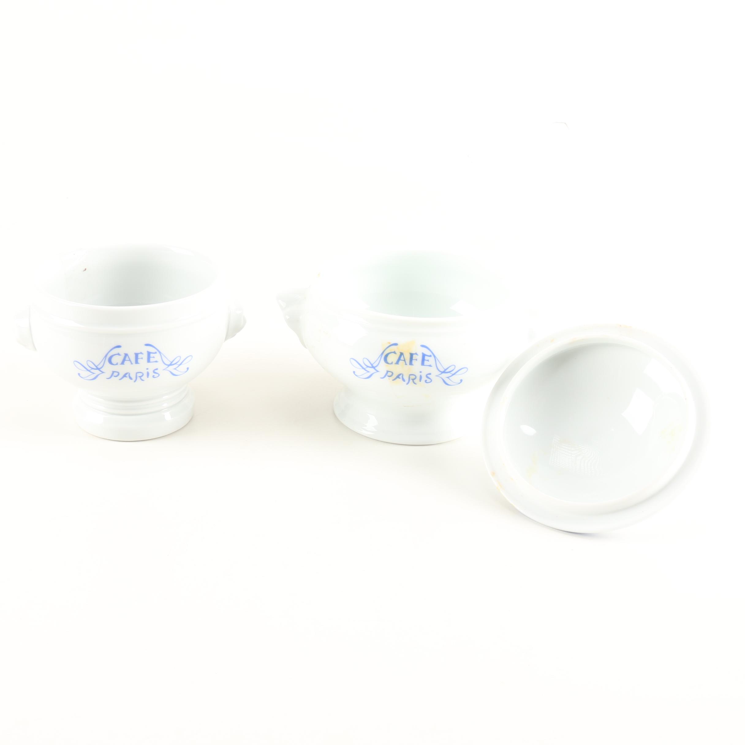 Les Residences des Bernadaud Paris "Cafe Paris" Tableware