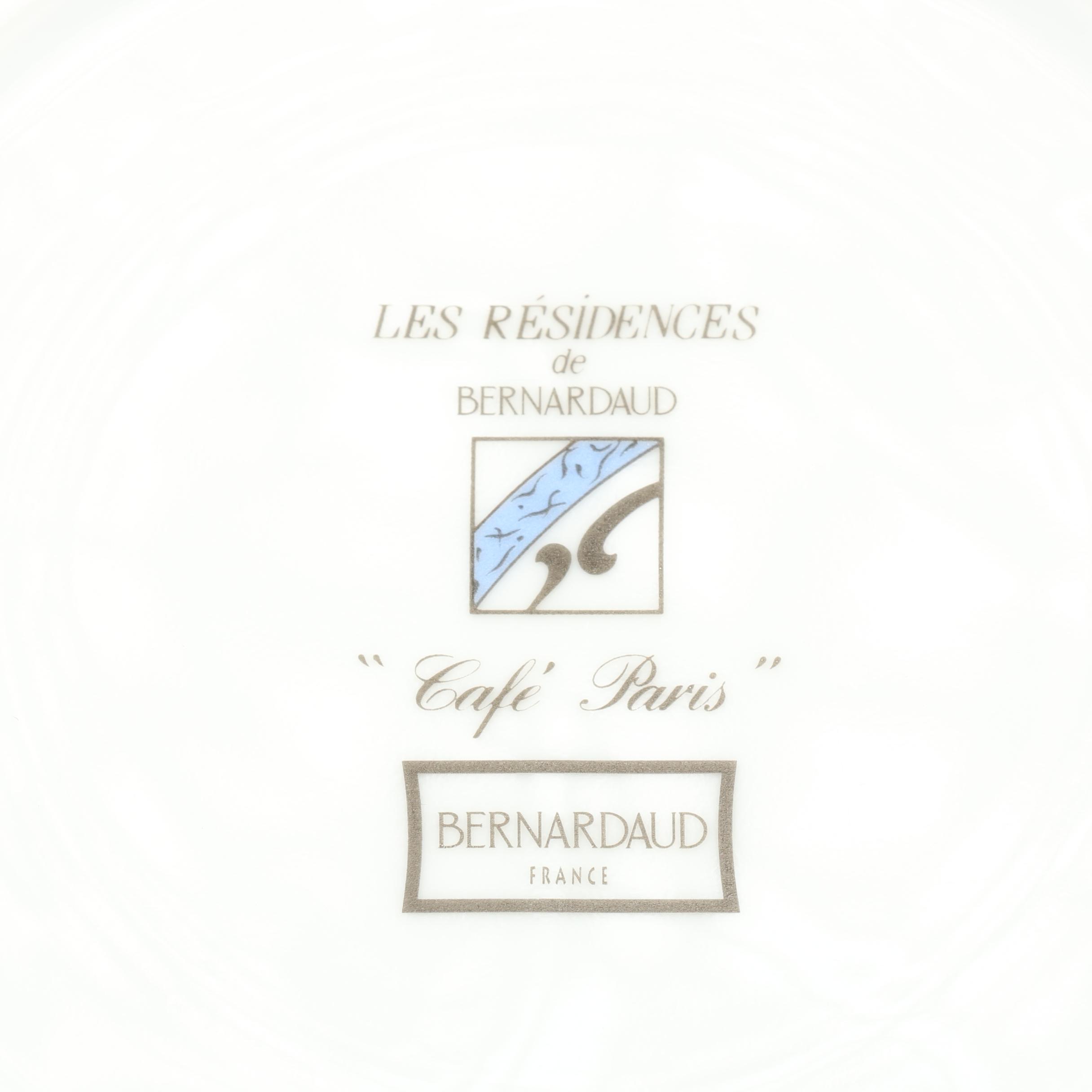 Les Residences des Bernadaud Paris "Cafe Paris" Tableware