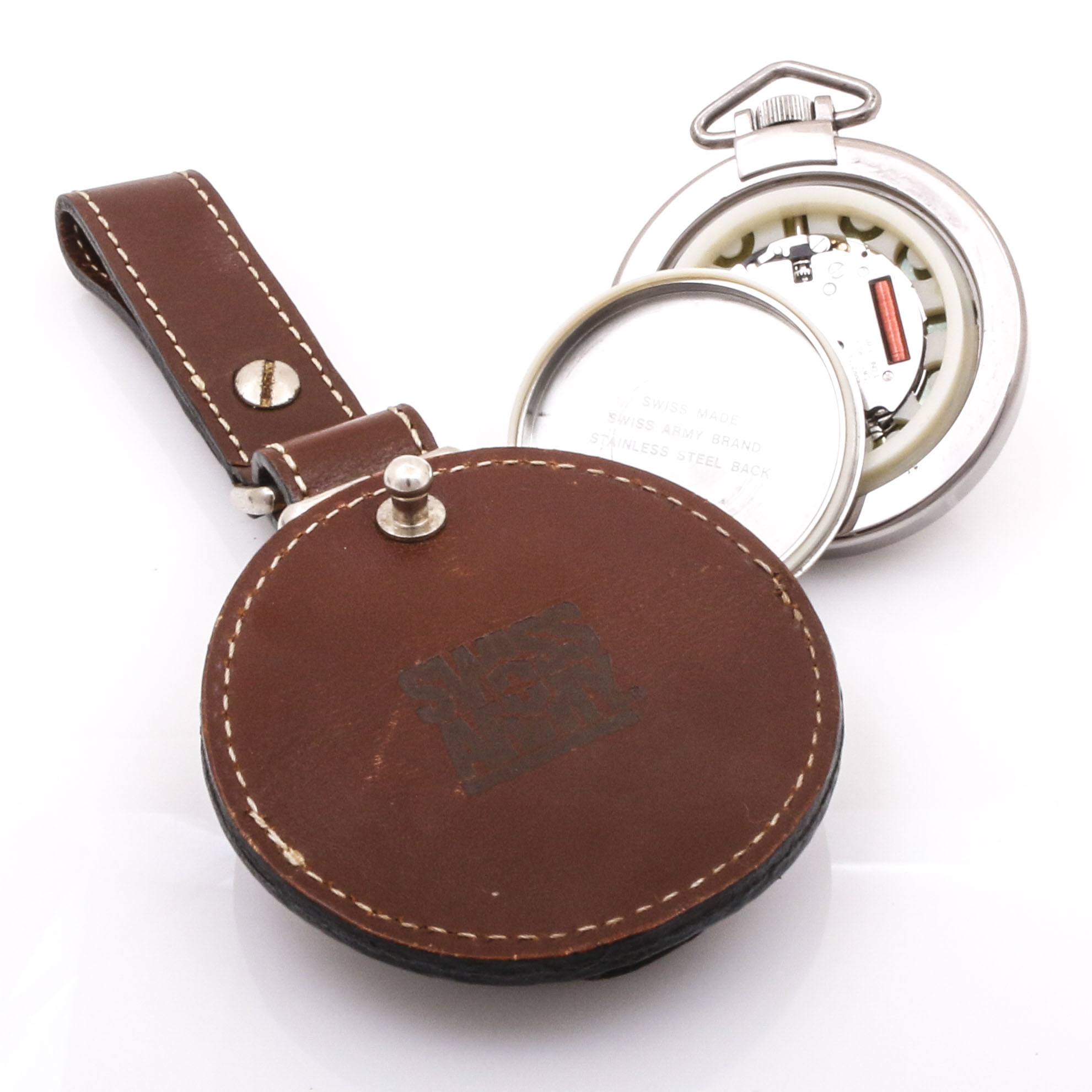 Swiss Army Pocket Watch and Ingersol Pin Watch