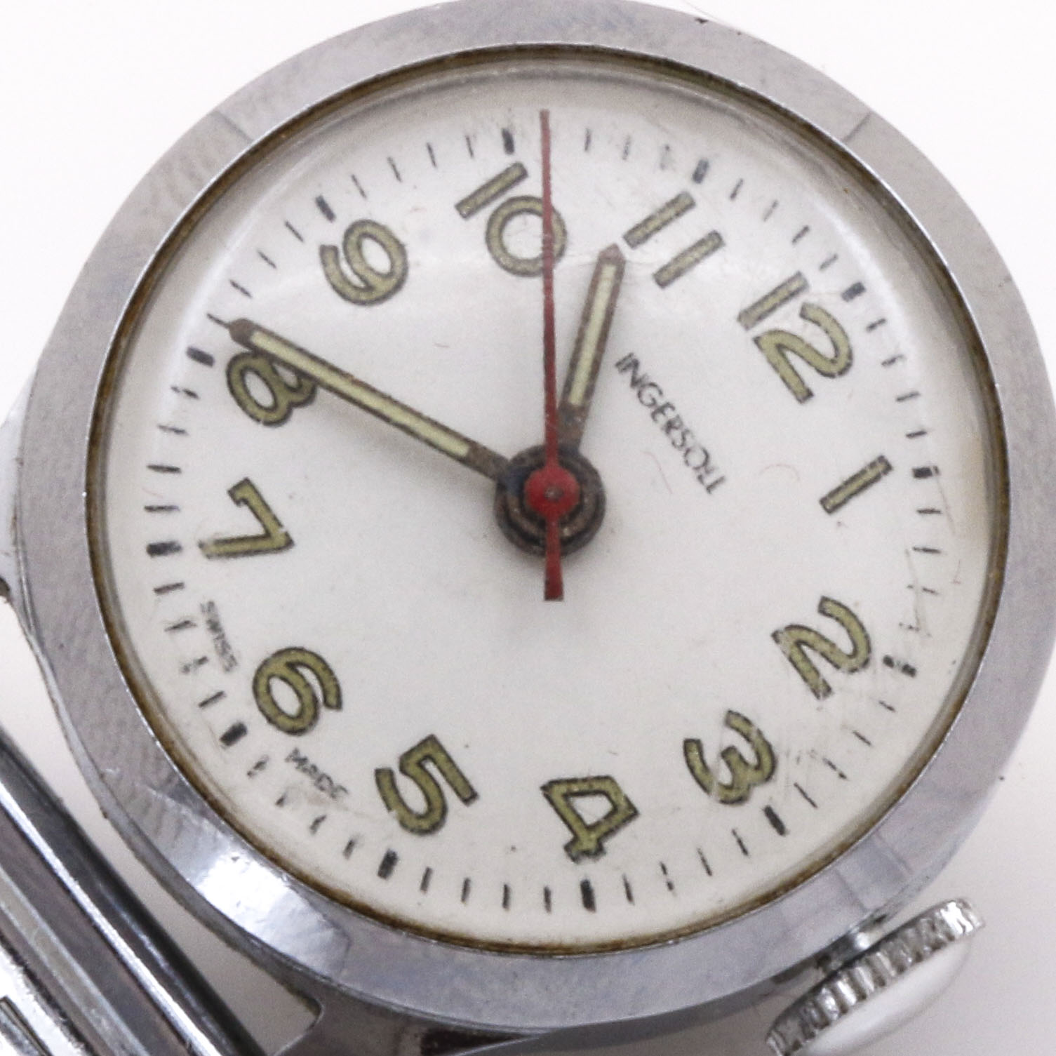 Swiss Army Pocket Watch and Ingersol Pin Watch