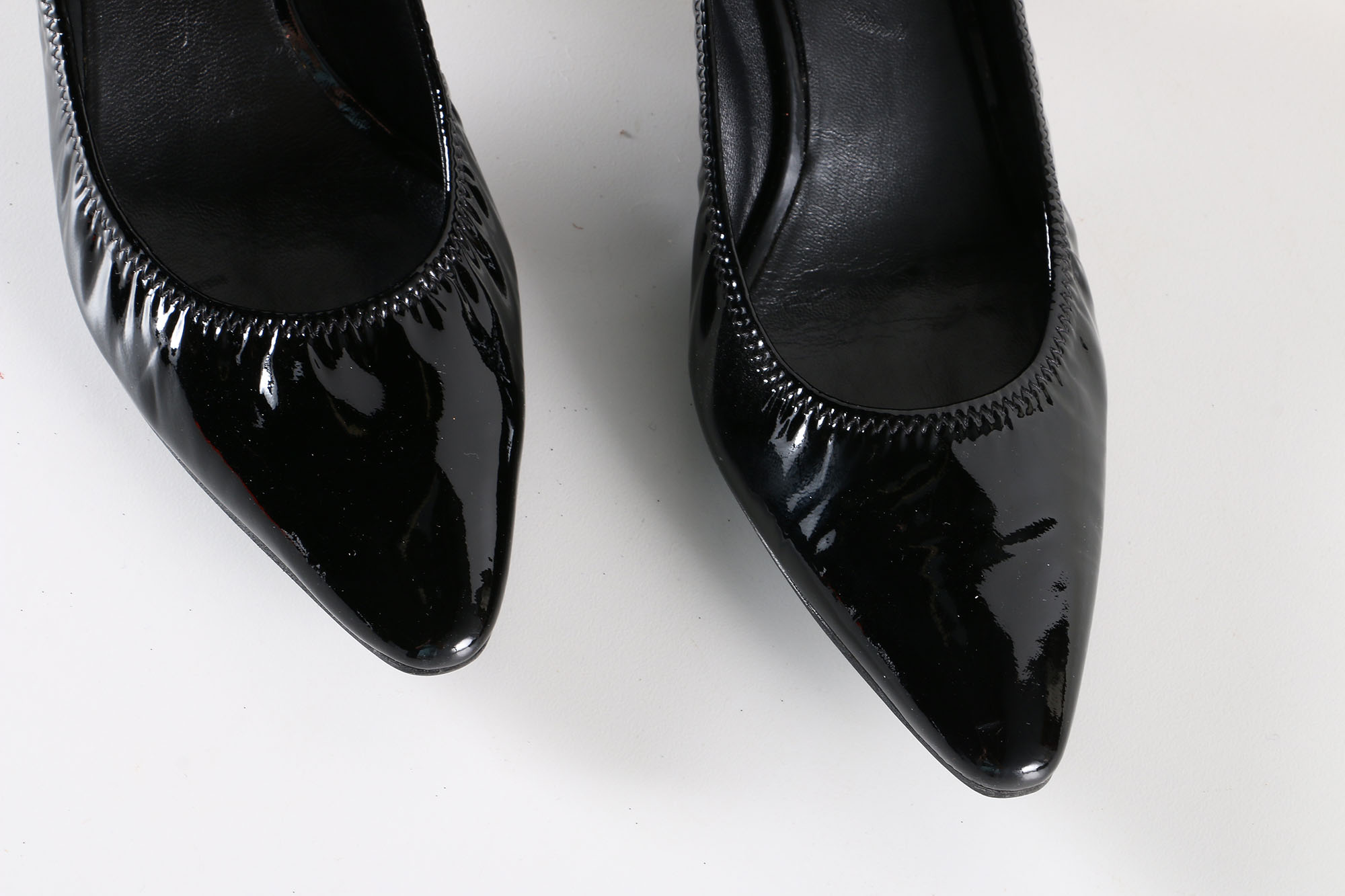 Prada Vernice Soft Patent Leather Heels