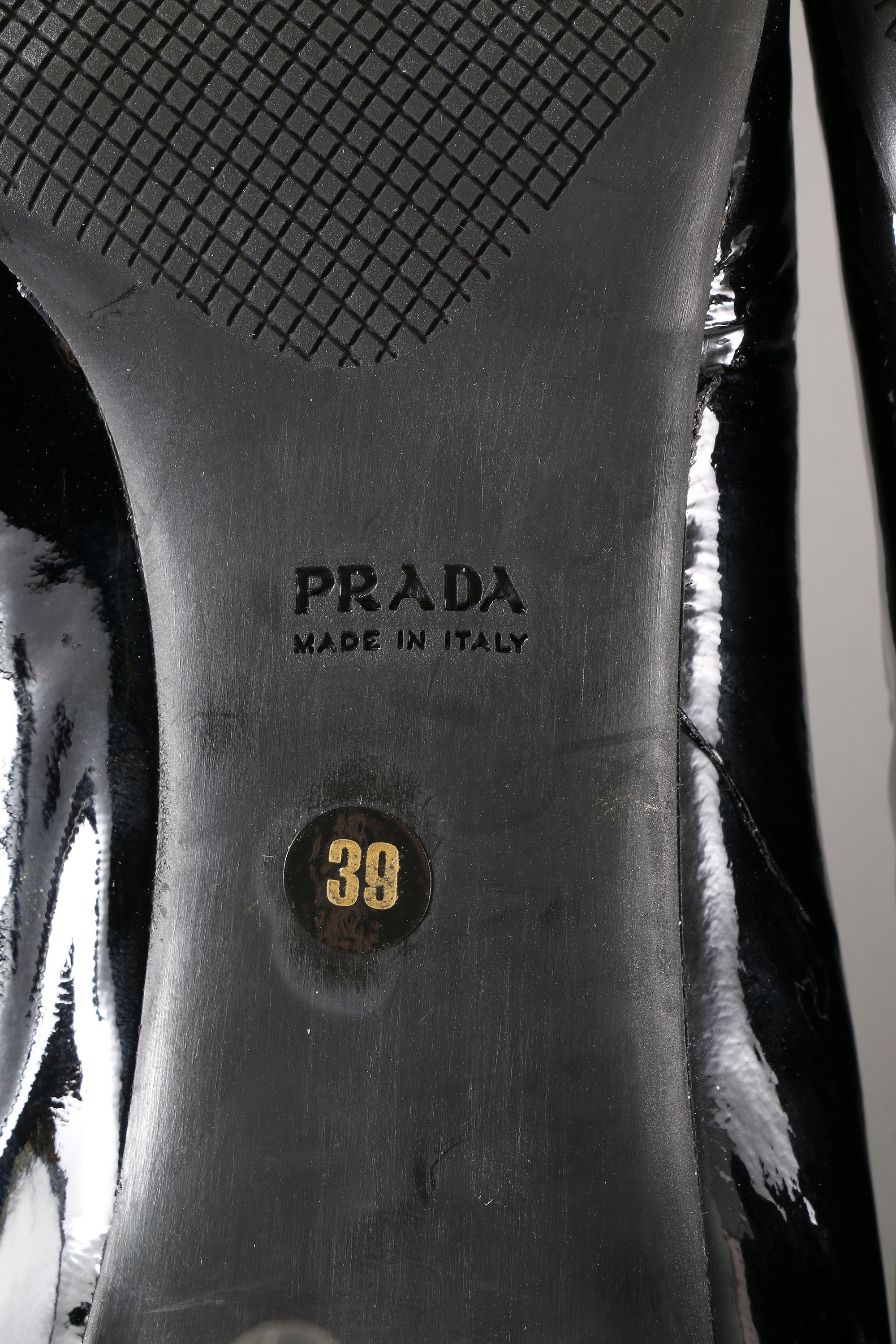 Prada Vernice Soft Patent Leather Heels