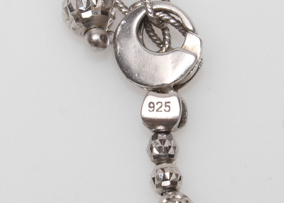 Sterling and Faceted Crystal Jewelry Set