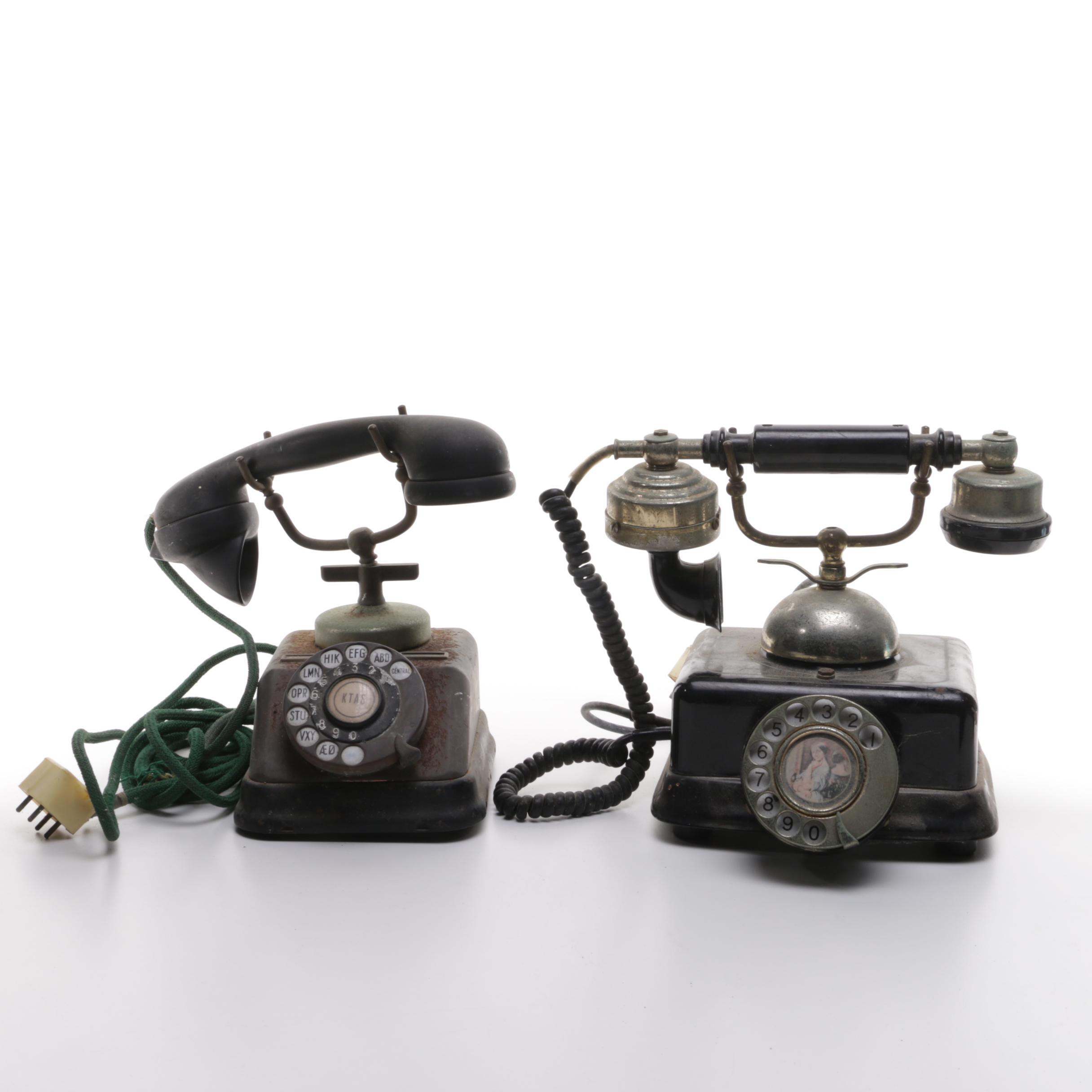 French Style Rotary Telephones
