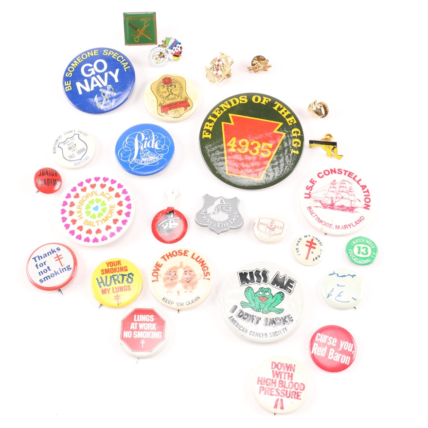 Lapel Pins and Buttons