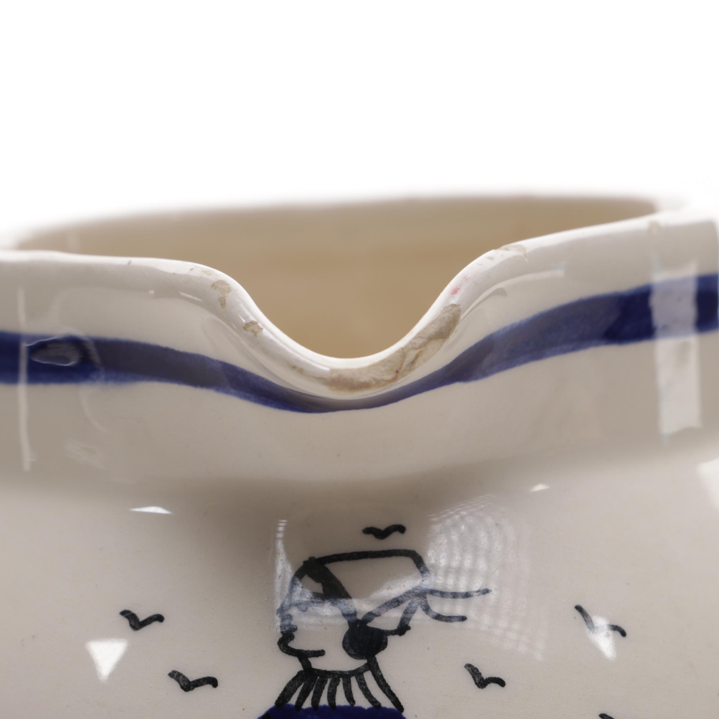 Quimper French Faience Pottery Pieces