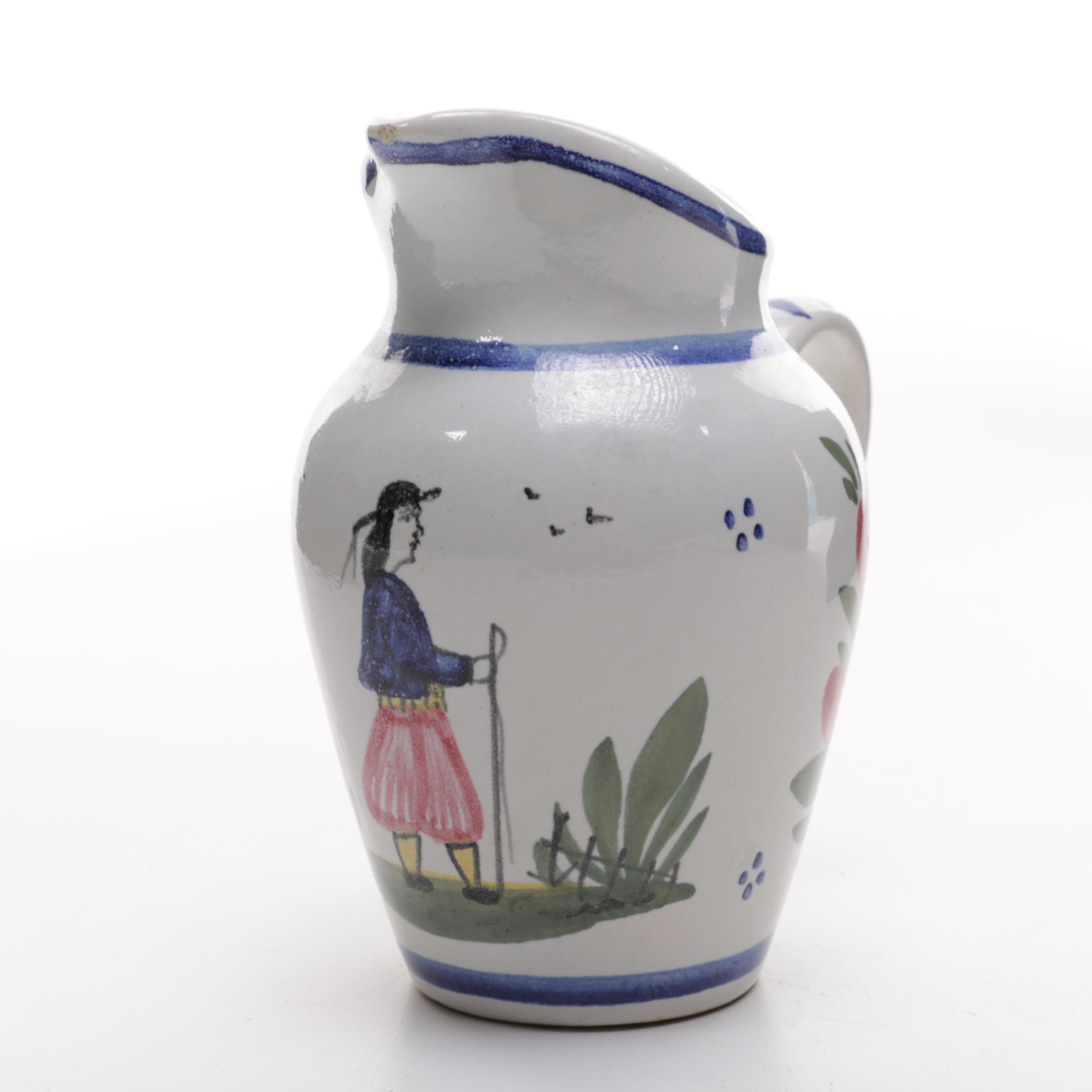 Quimper French Faience Pottery Pieces