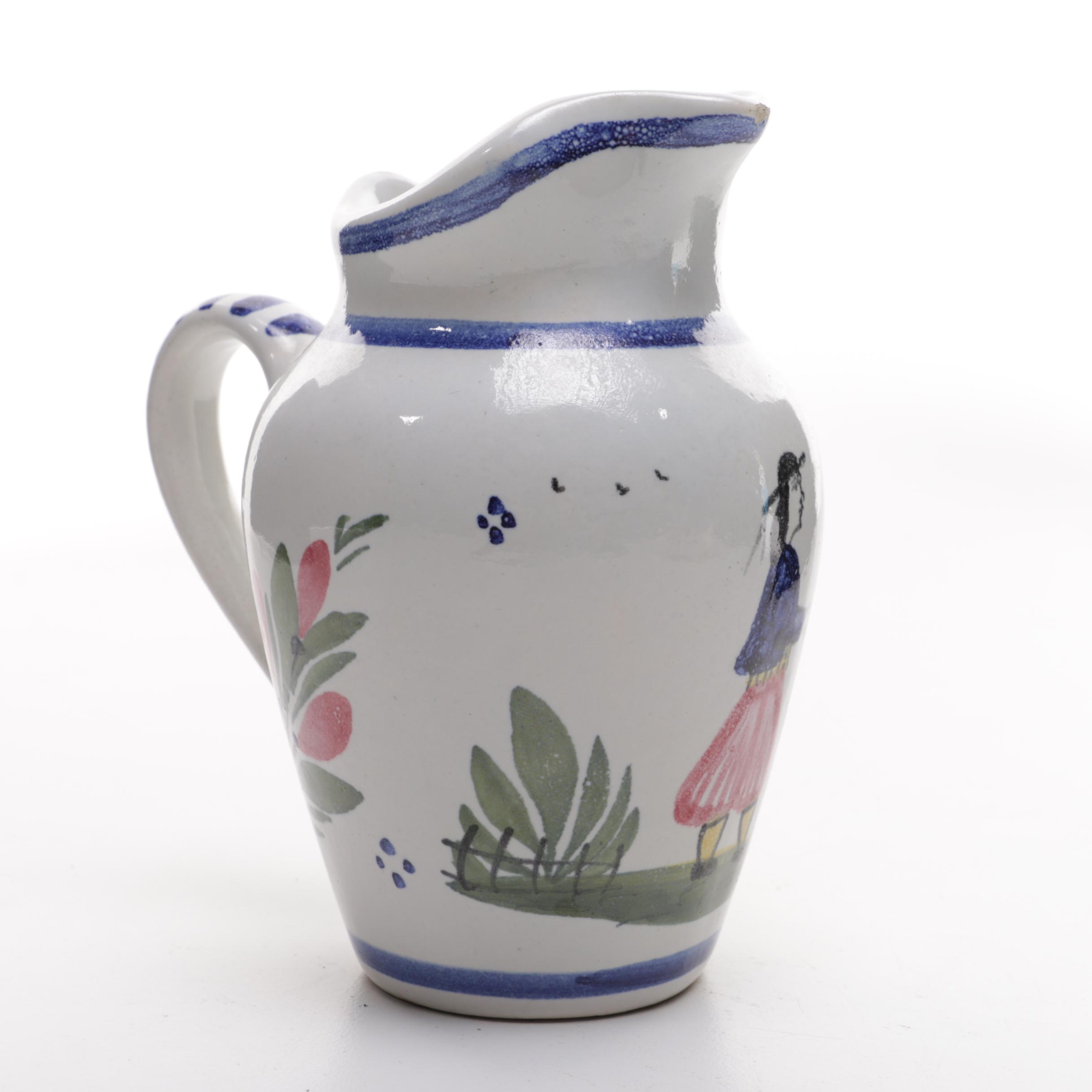 Quimper French Faience Pottery Pieces